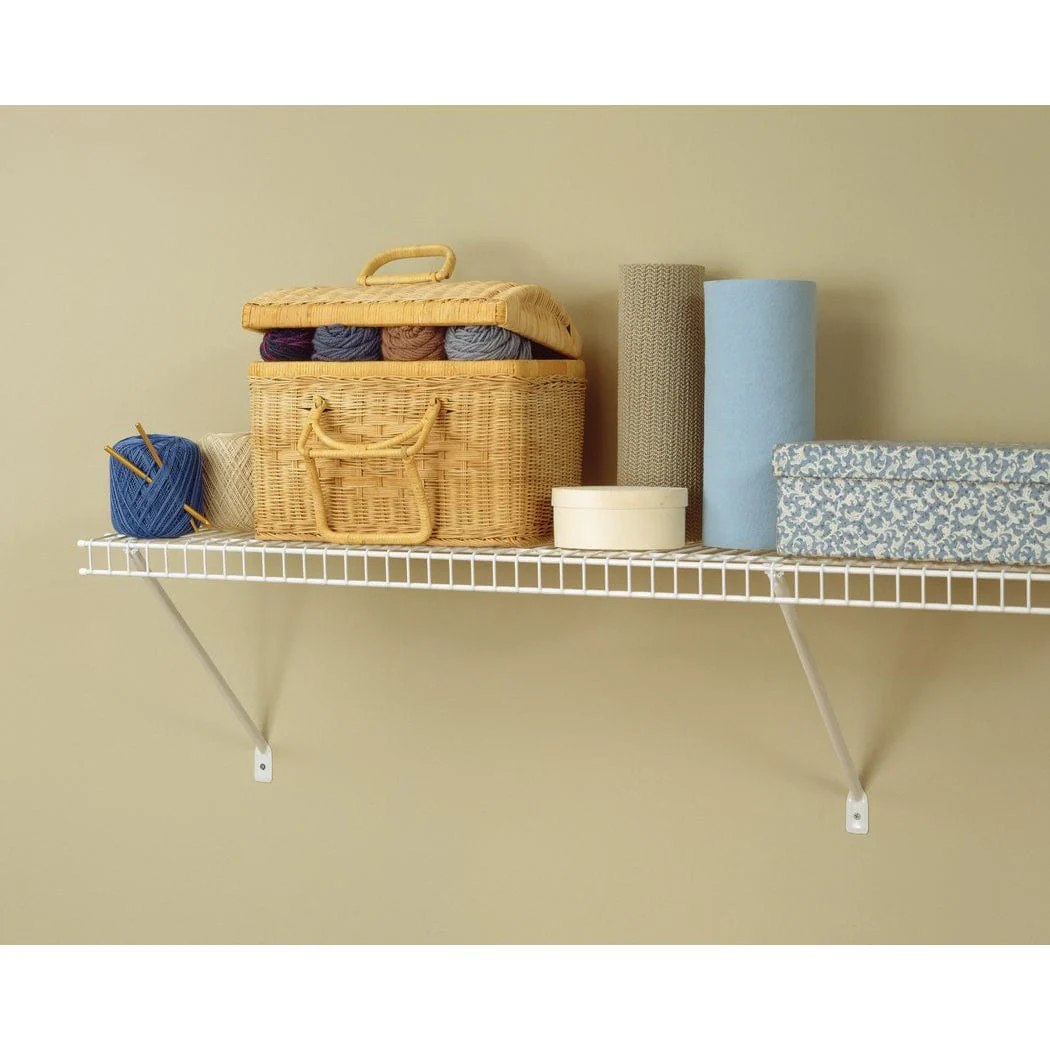Wire Shelf Kit 48" W x 12" D, White - Image 4