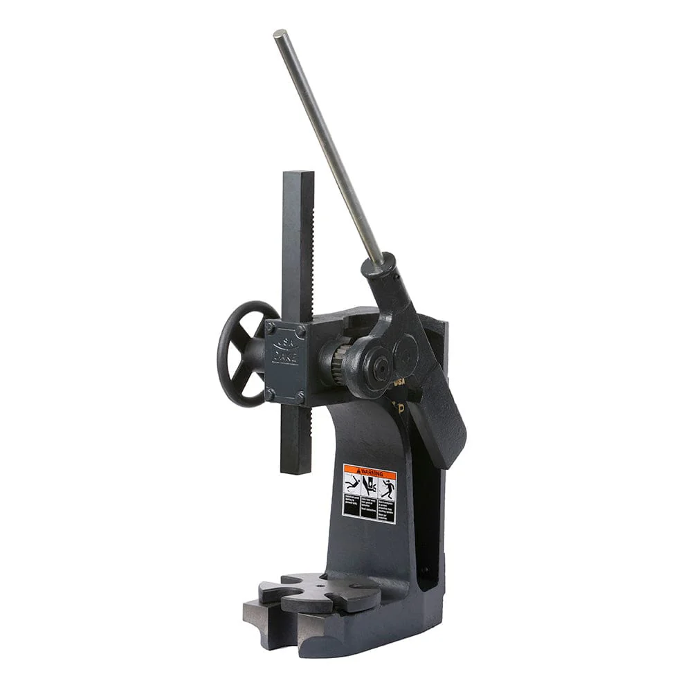Ratchet Leverage Arbor Press - Side Mounted - Model 1-3/4 - 3-Ton