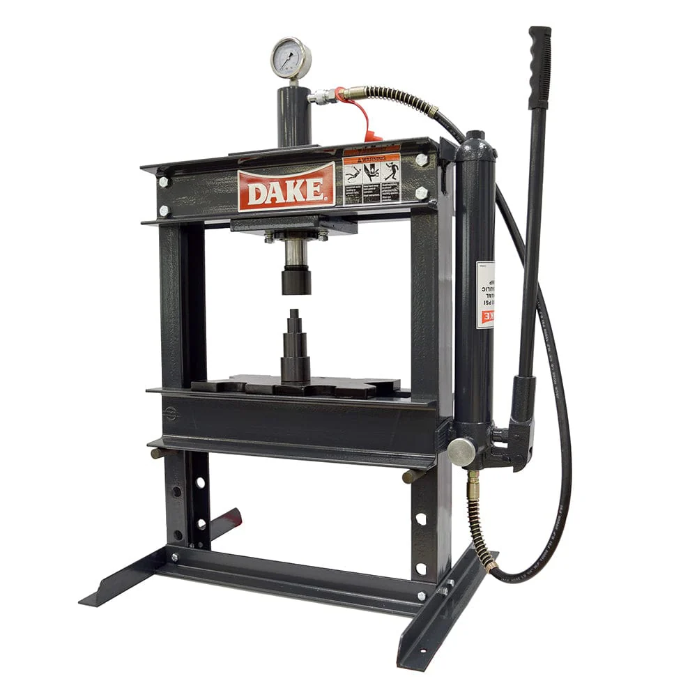Utility Hydraulic Press - Manual - H-Frame - Bench - 10-Ton