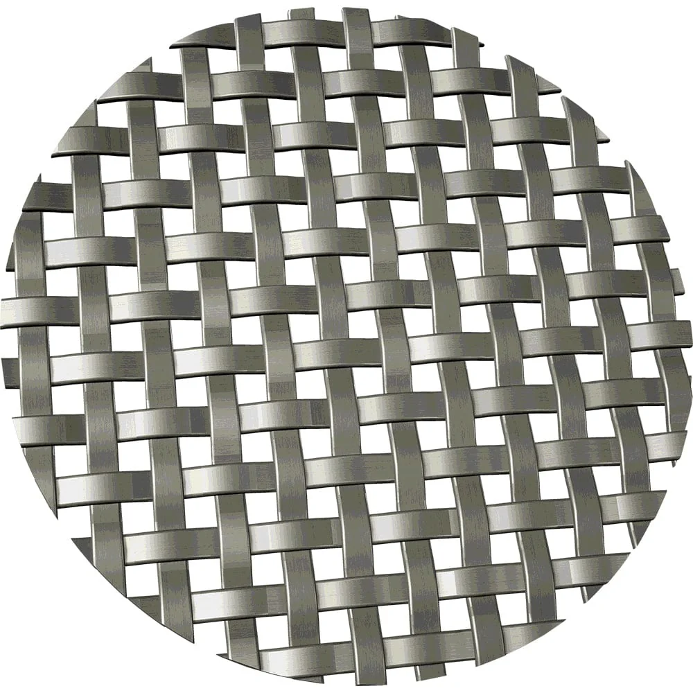 .1875" Flat Square Decorative Grille - Antique Pewter, 18" W x 48" L Sheet