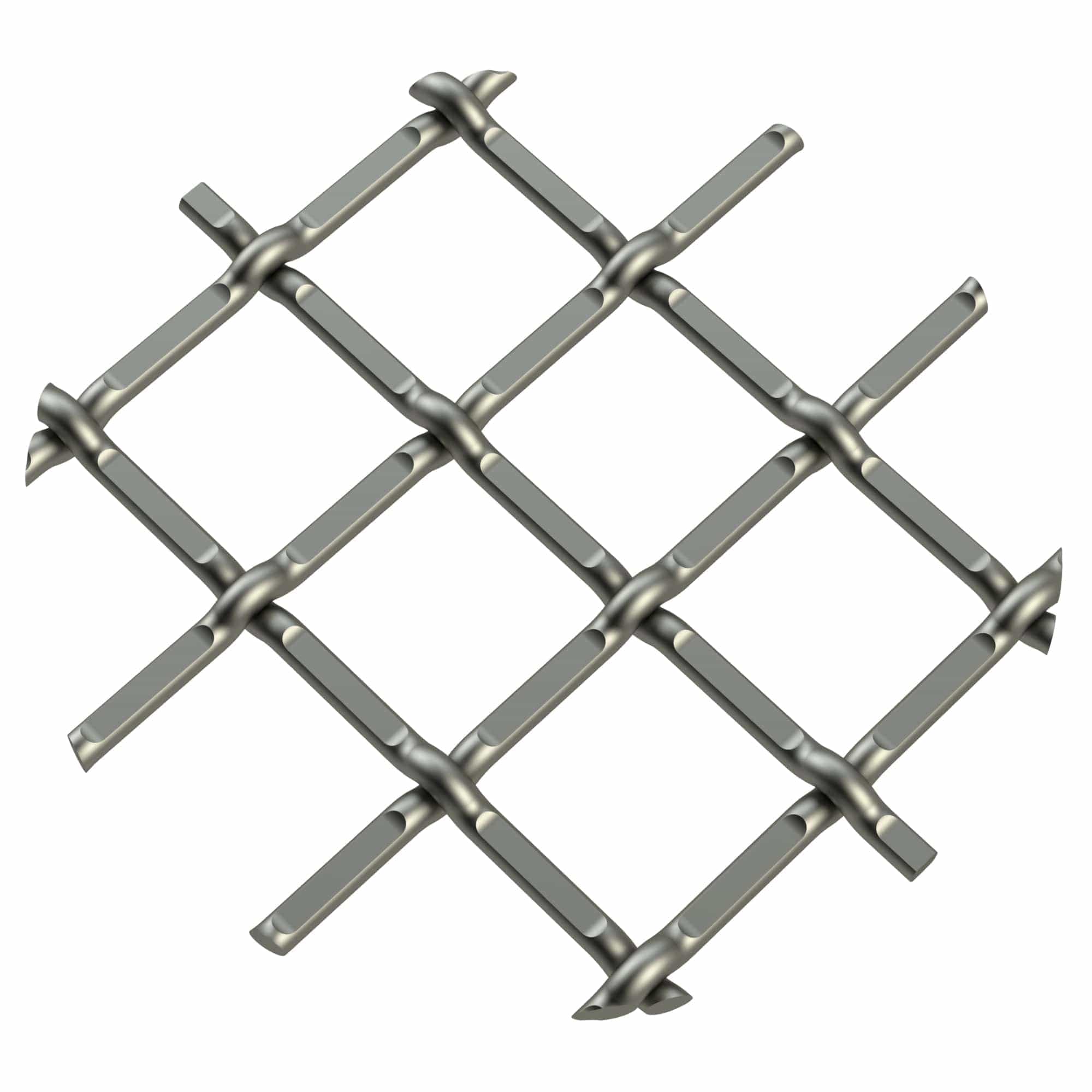 .5" Round Single Diamond Decorative Grille - Antique Pewter, 36" W x 24" L Sheet