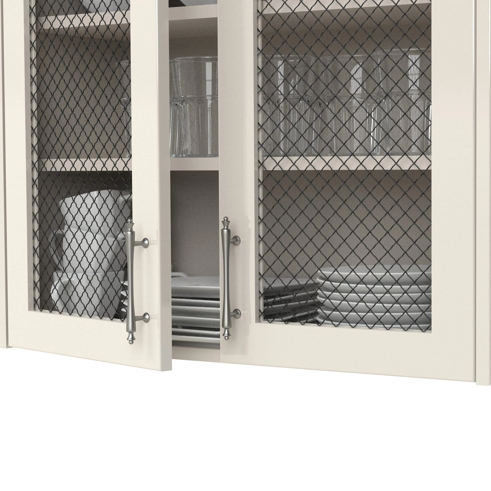 .75" Pressed Single Diamond Decorative Grille - Flat Black, 36" W x 48" L Sheet - Image 2