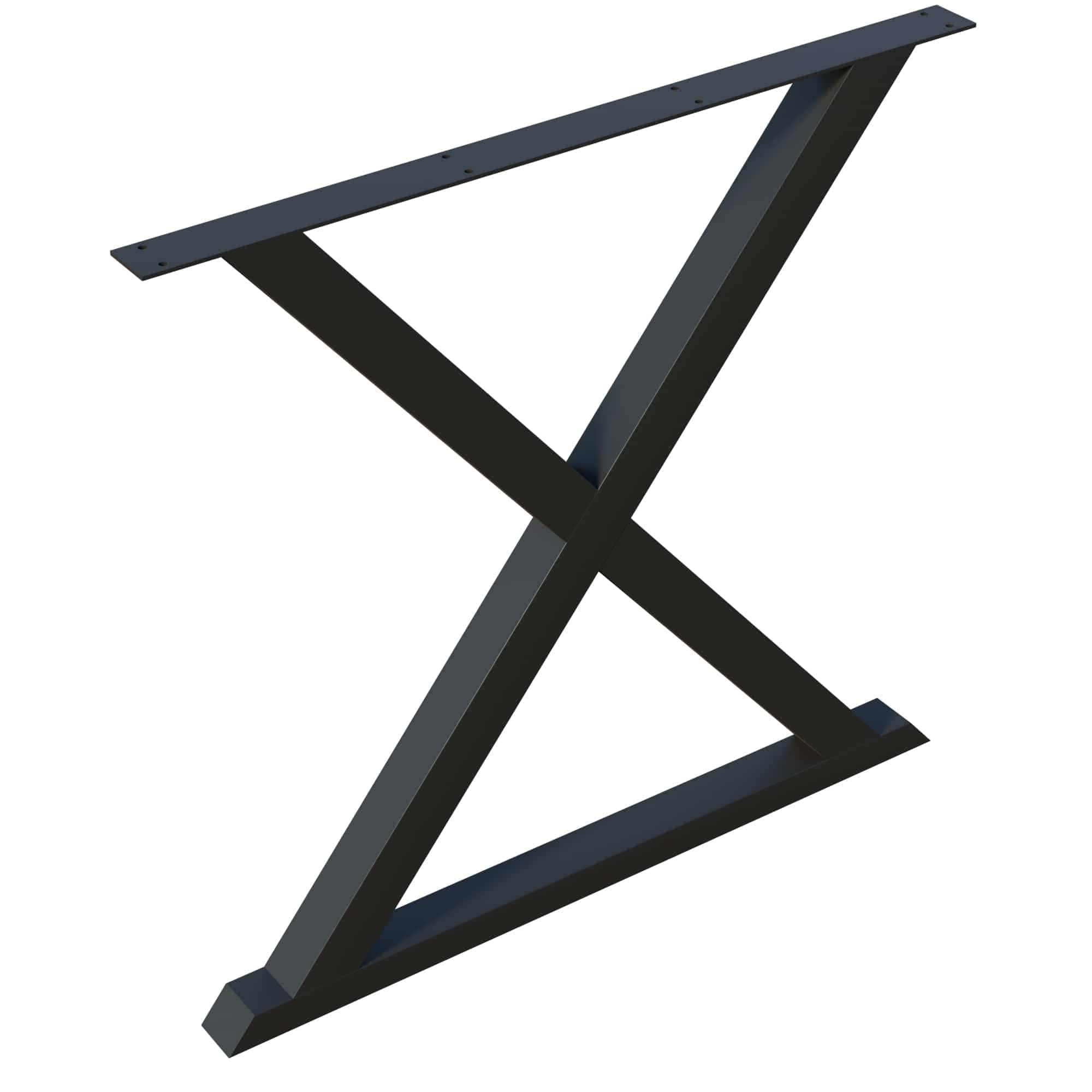 Island End, X-Base, Flat Black, 36'W x 34.5" H