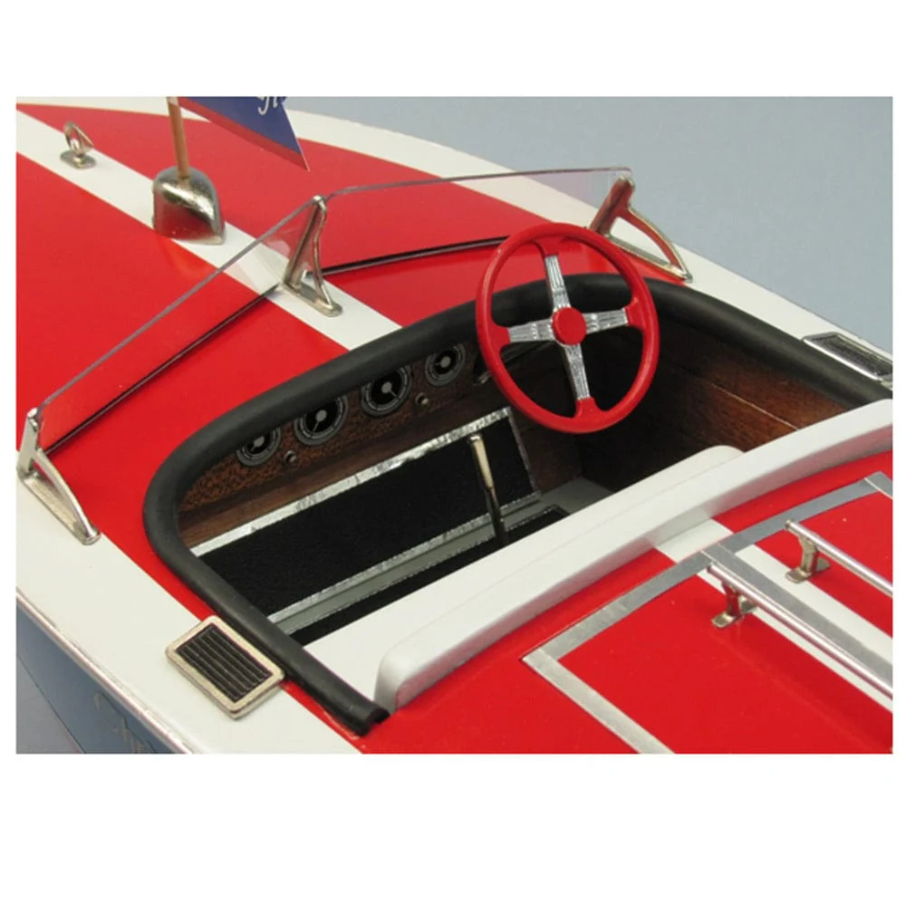 1938 Chris-Craft 16' Painted Racer Boat Model Kit - Image 2