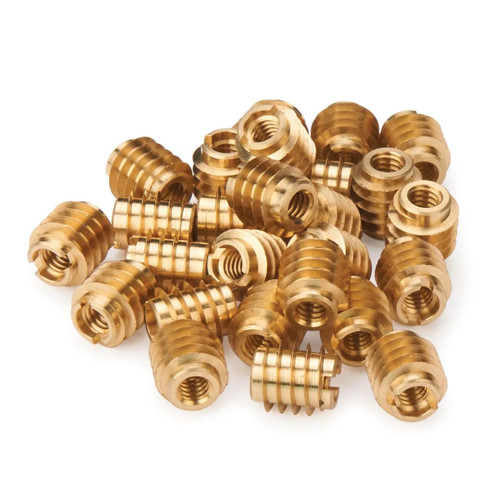 E-Z Knife 8-32 Brass Threaded Insert - 25 Piece - Image 2