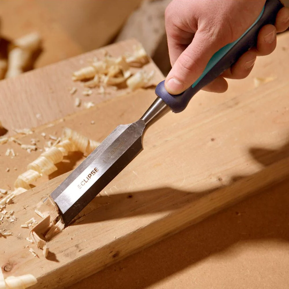 3 pc Wood Chisel with Ergonomic Soft Handle 1/2", 3/4", 1" - Image 3