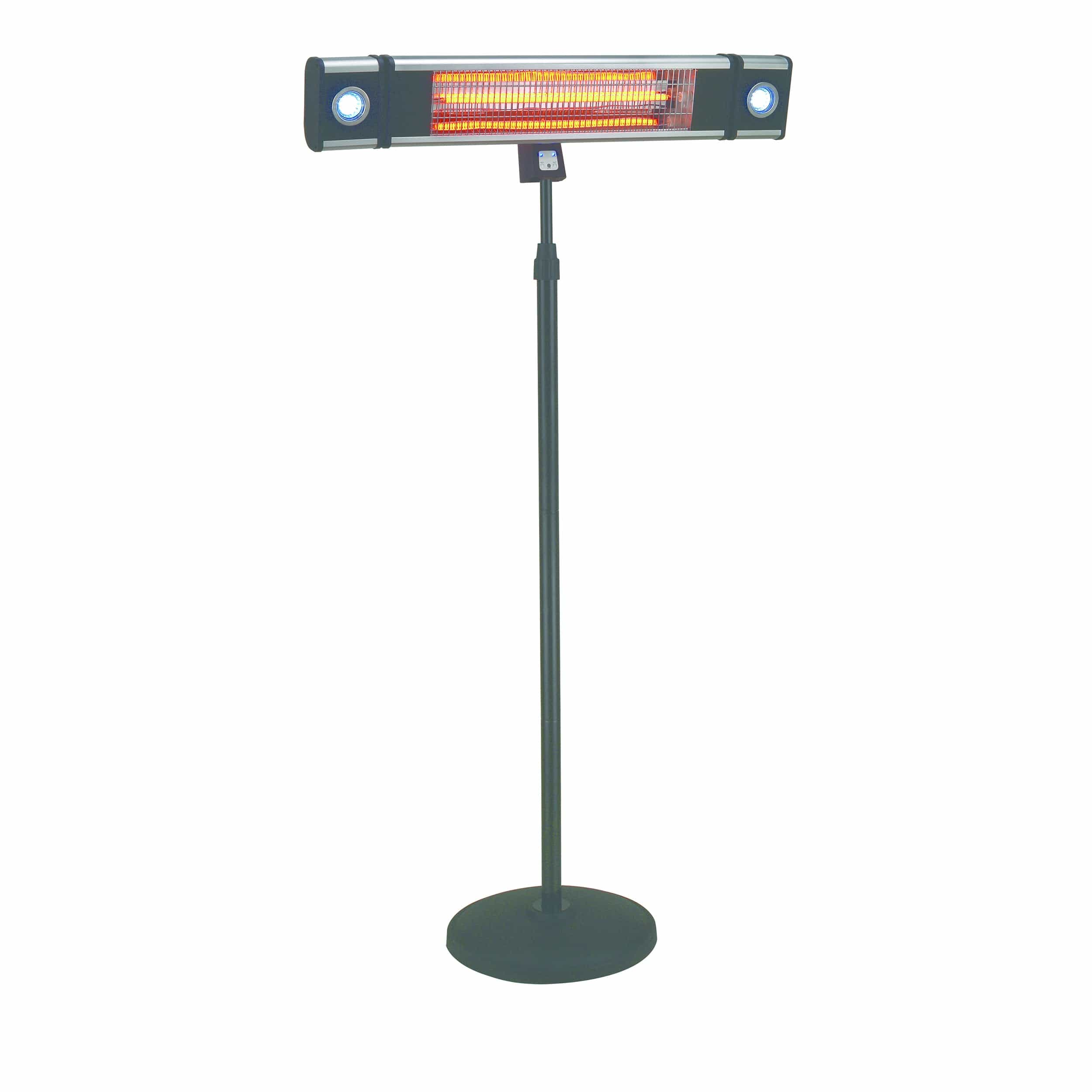 EnerG+ Infrared Electric Outdoor Heater - Freestanding With LED & Remote