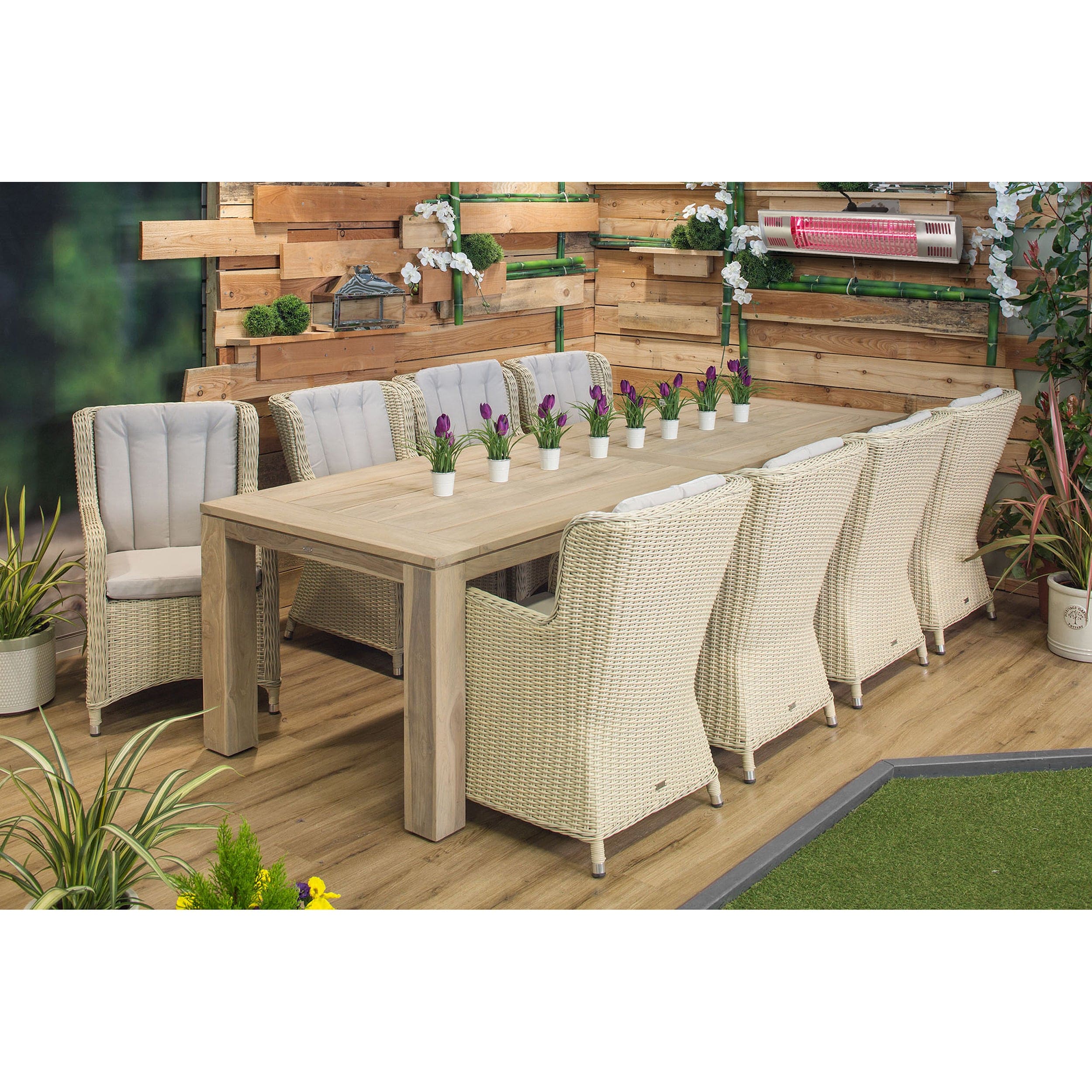 Wall Mounted Electric Outdoor Heater - With Remote - Gold Tube Heating Element - Image 4