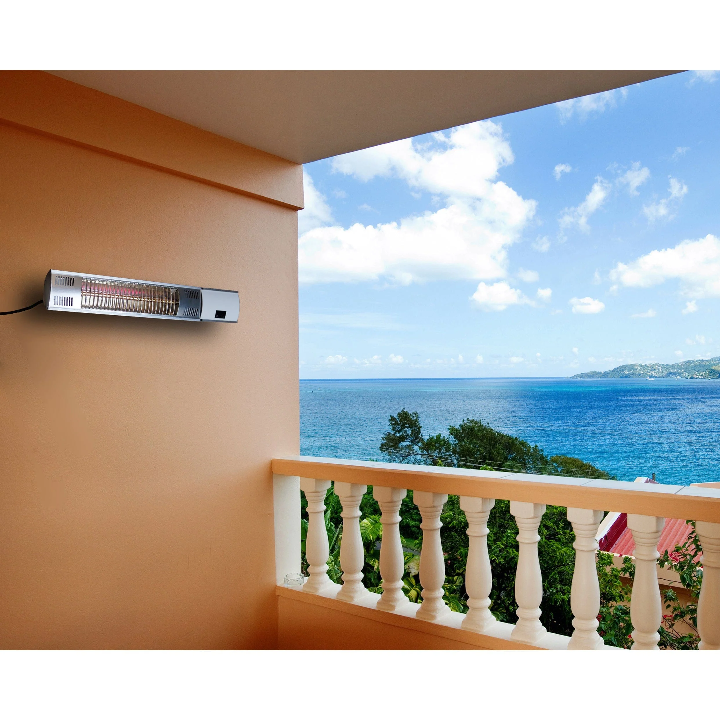 EnerG+ Infrared Electric Outdoor Heater - Wall Mounted with Remote - Image 5