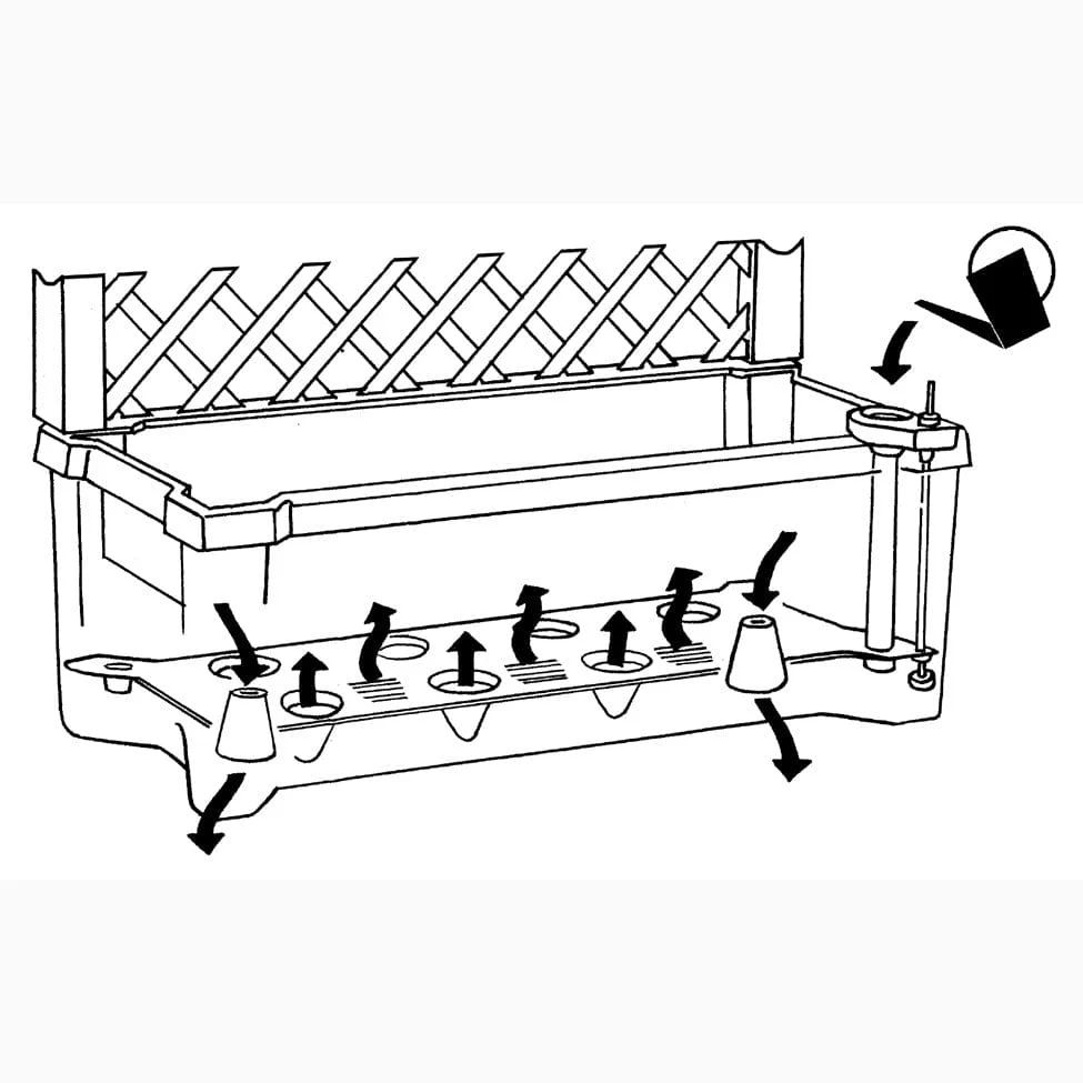 Calypso Planter Trellis Green - Image 6