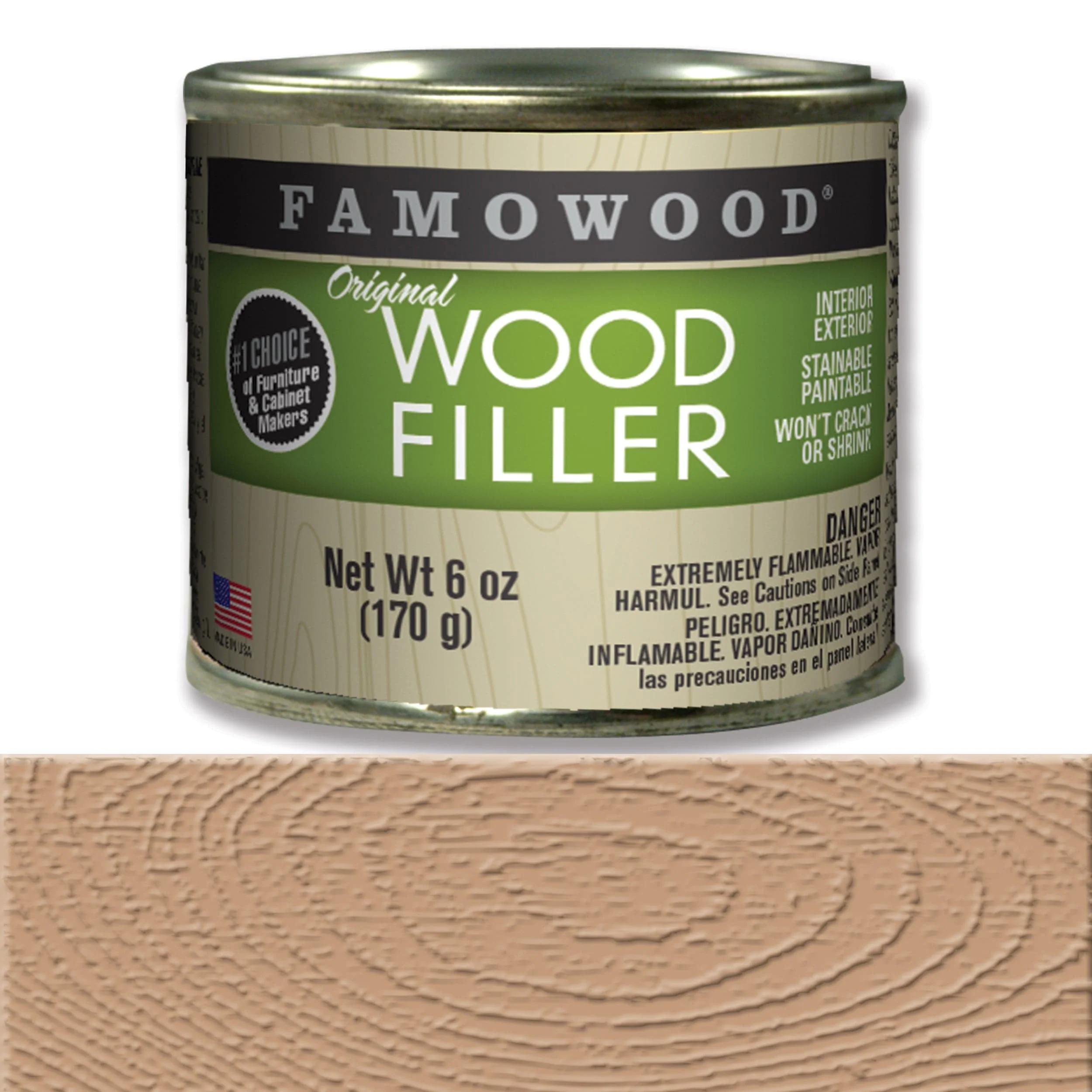 Wood Filler - Solvent Based - 6 oz - Image 10