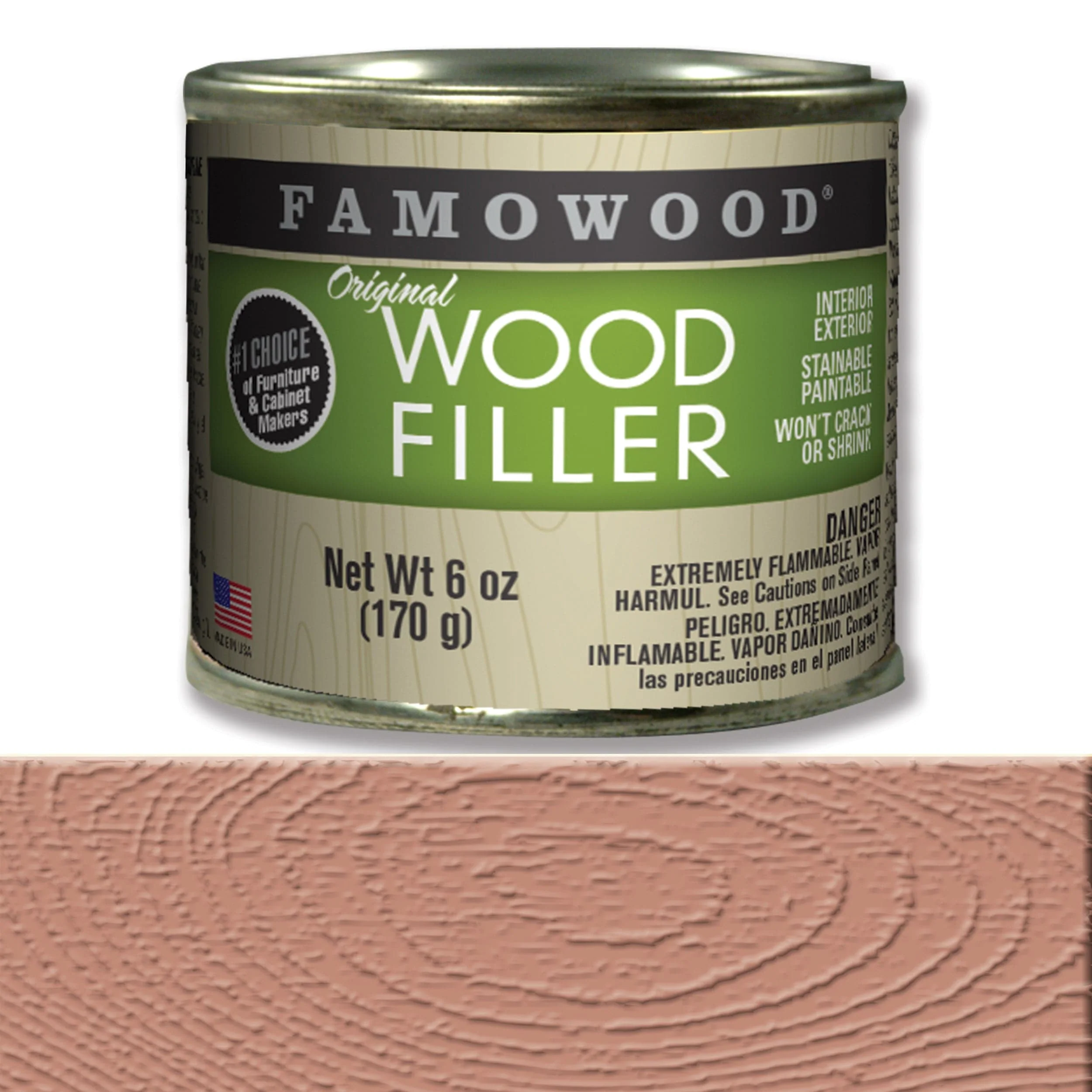 Wood Filler - Solvent Based - 6 oz - Image 4