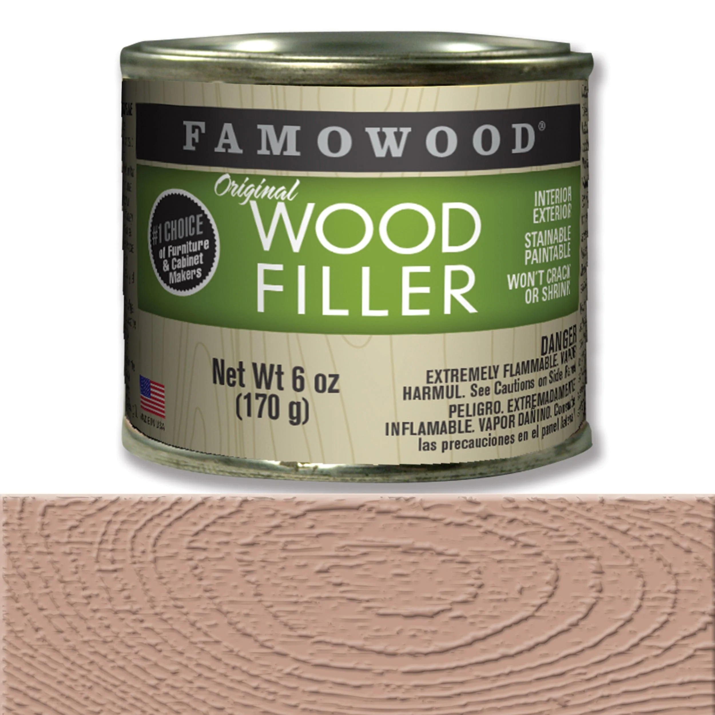 Wood Filler - Solvent Based - 6 oz - Image 6