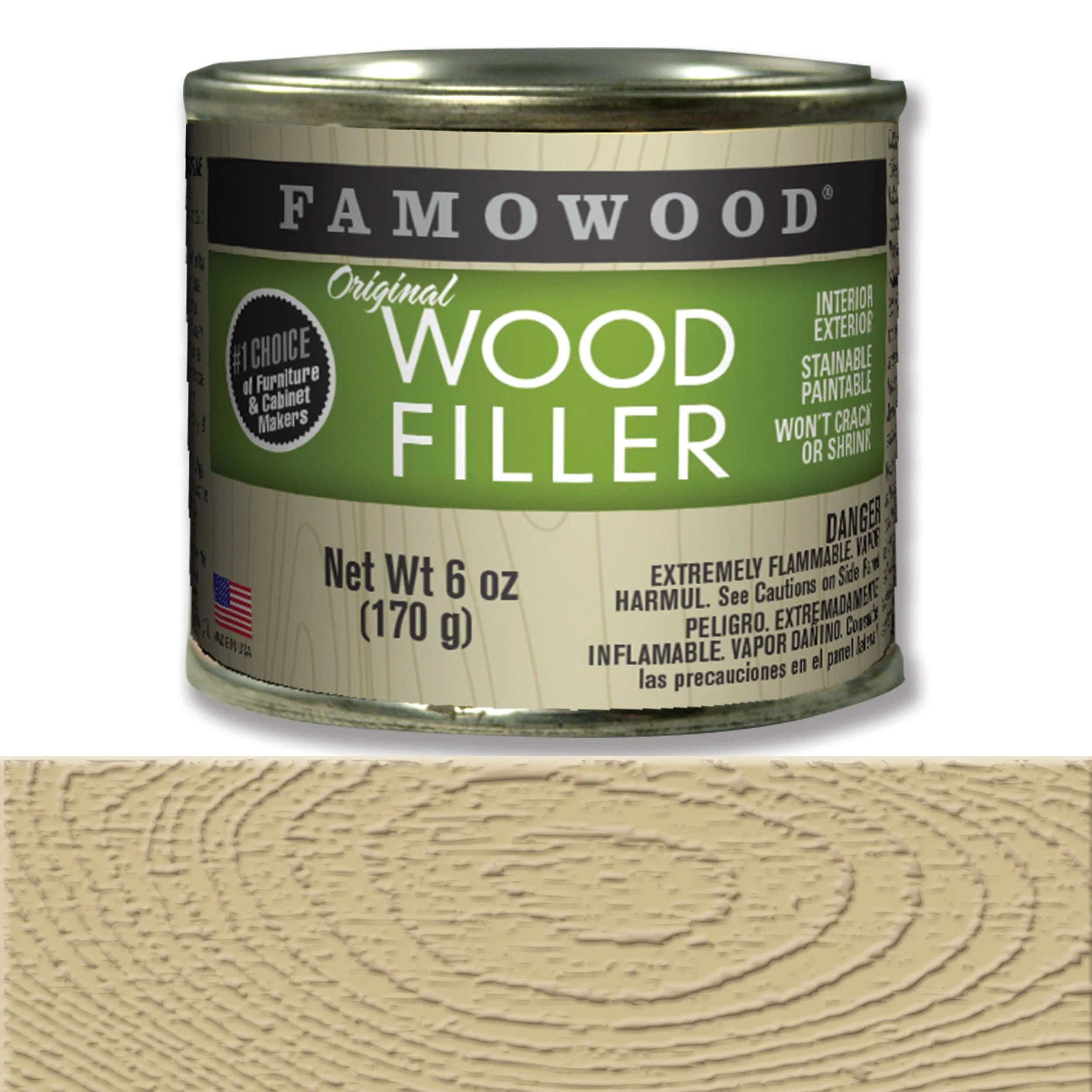 Wood Filler - Solvent Based - 6 oz - Image 9
