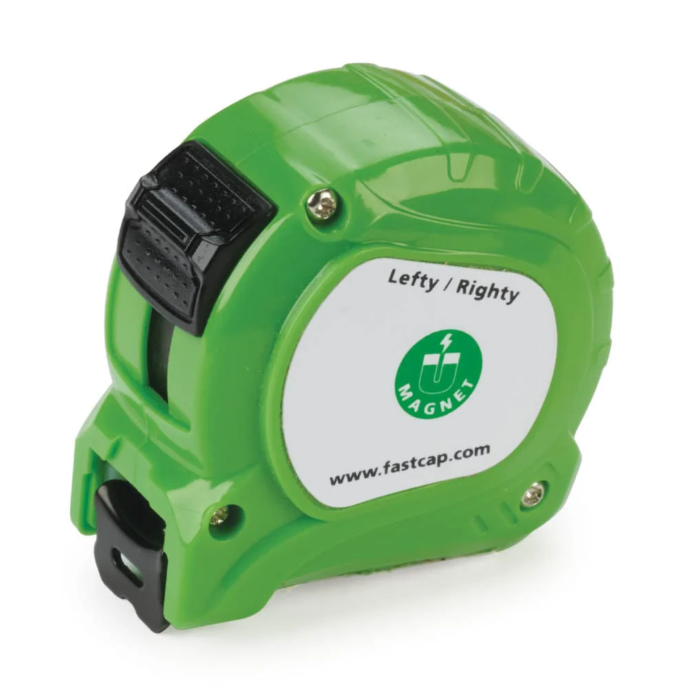Lefty/Righty Mini Pro Carpenter Tape Measure 6' with Built-In Magnet - Image 2