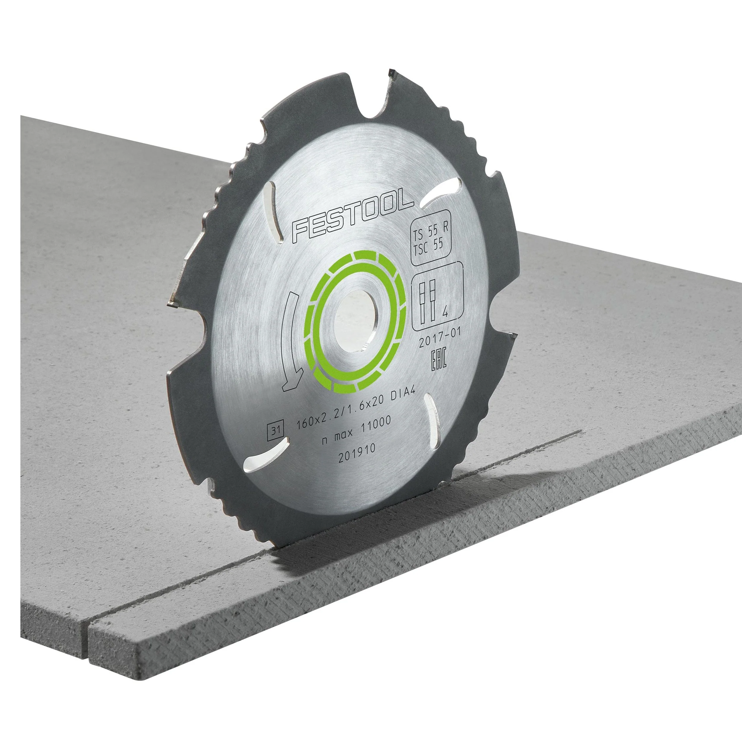 160x2.2x20 Diamond Saw Blade for TS-55 R and TSC 55 saws - Image 2