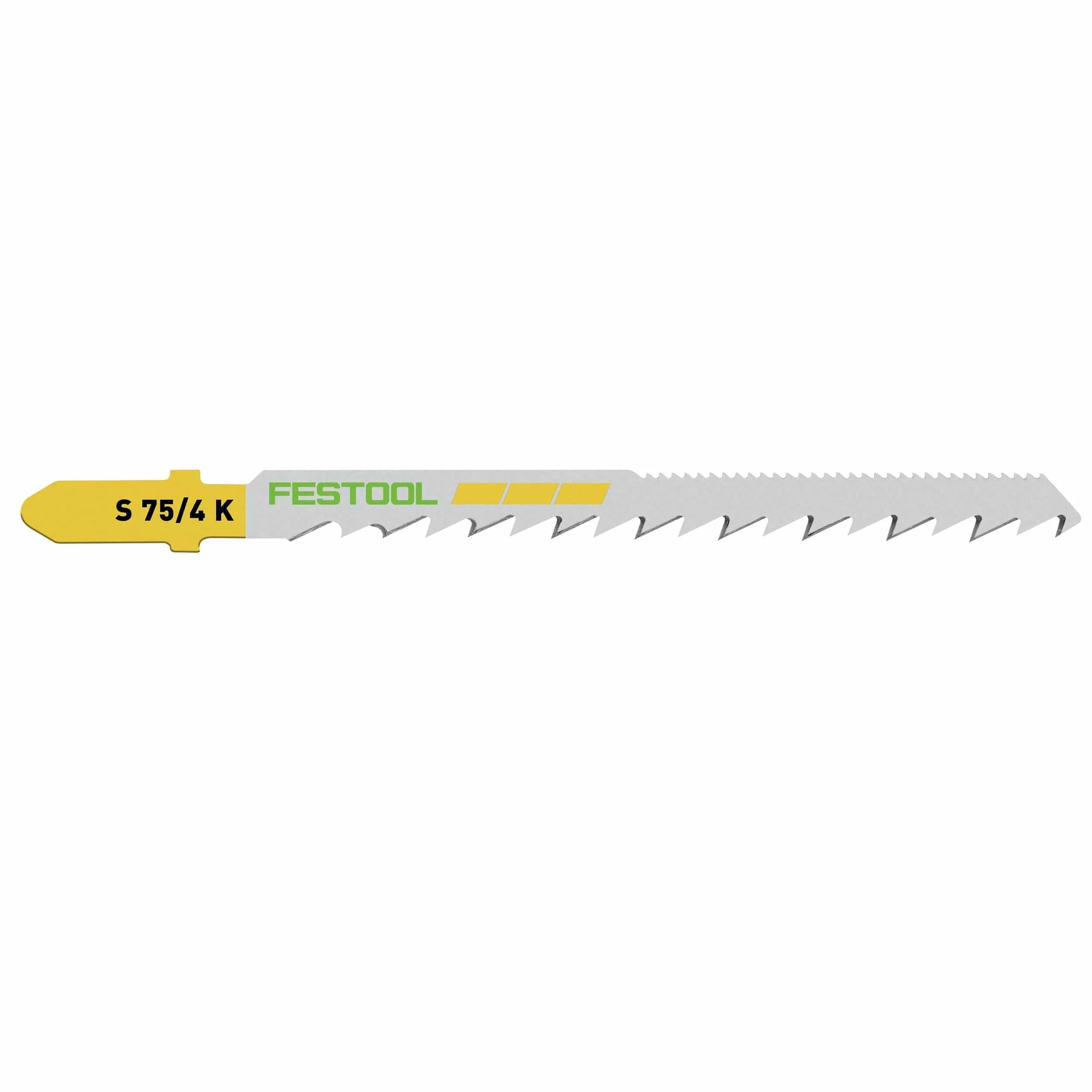 Curve Cut Wood Jigsaw Blades, 75mm L, 4 pitch, 20 pack
