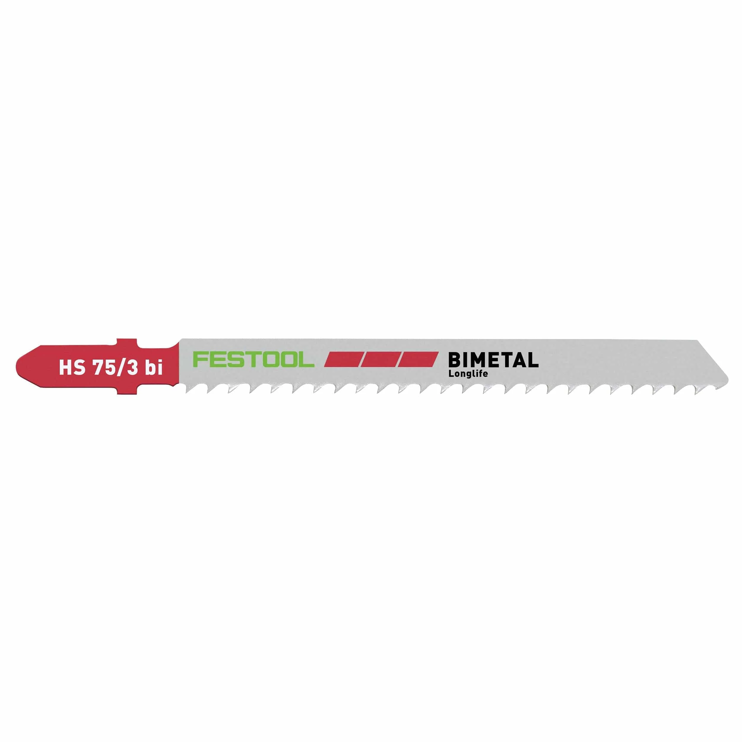 Solid Material Plastics Jigsaw Blades, 75mm L, 3 pitch, 5 pack
