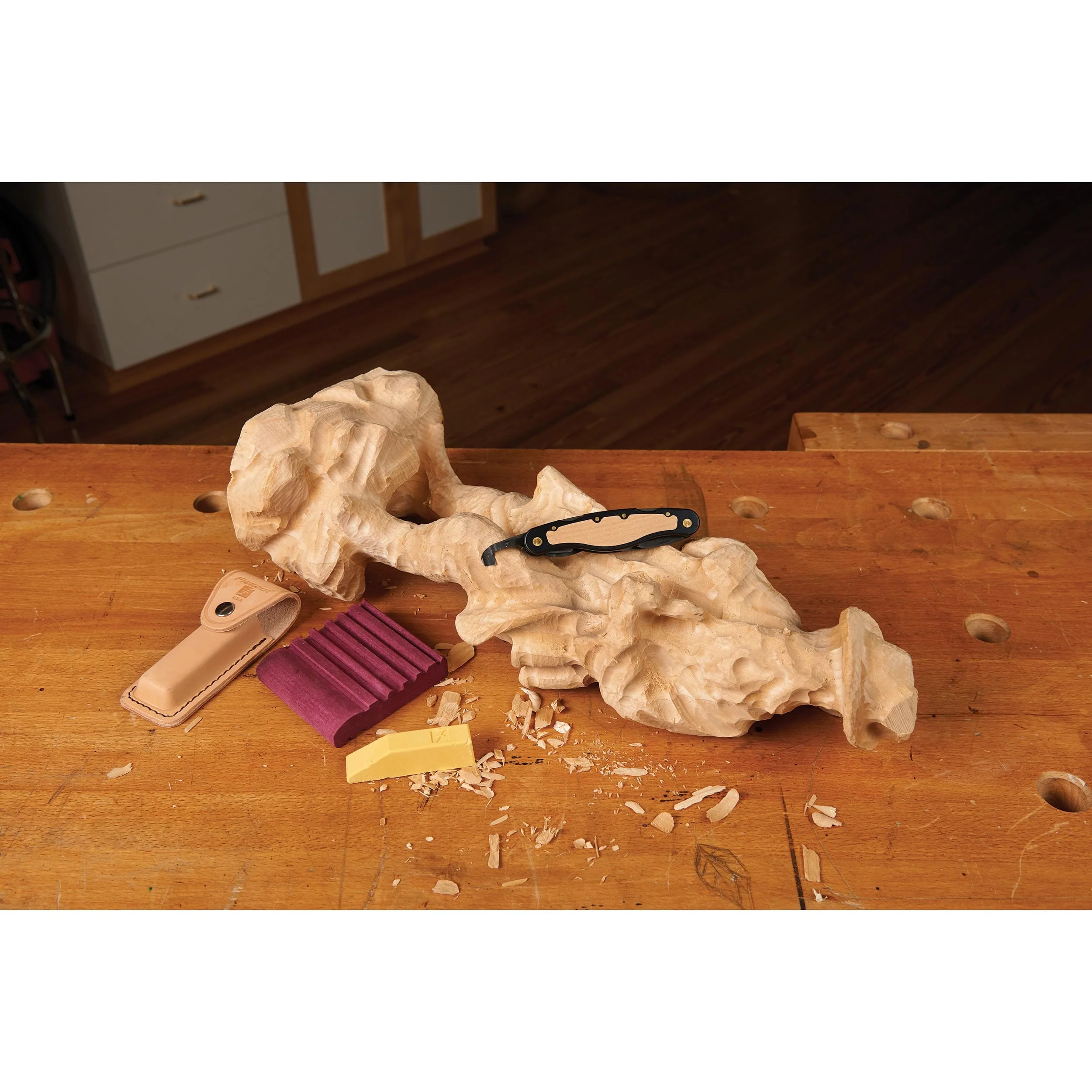 Deluxe Starter Carving Set w/ Free Relief Carving DVD - 21 Piece - Image 4