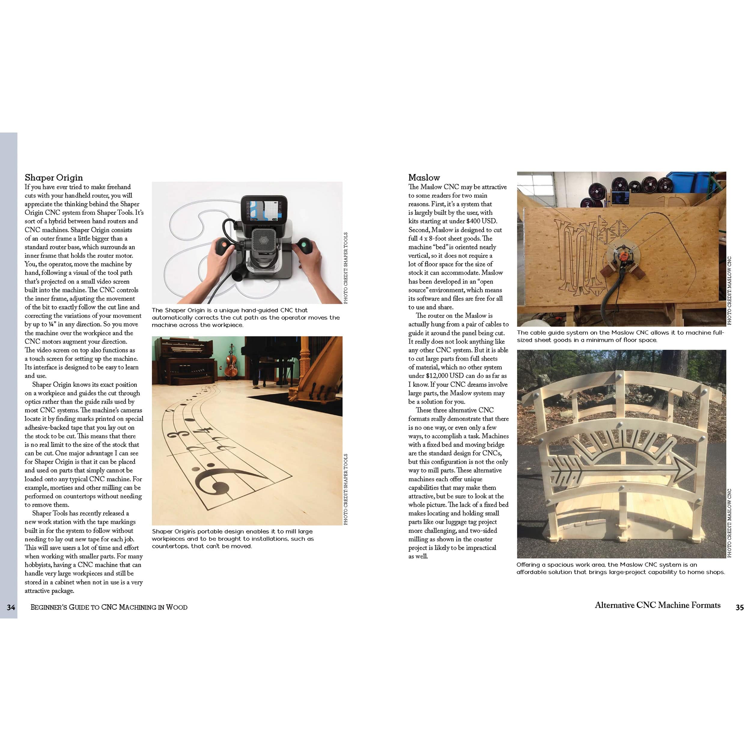 Beginner's Guide to CNC Machining in Wood: Understanding the Machines, Tools, and Software, Plus Projects to Make - Image 5