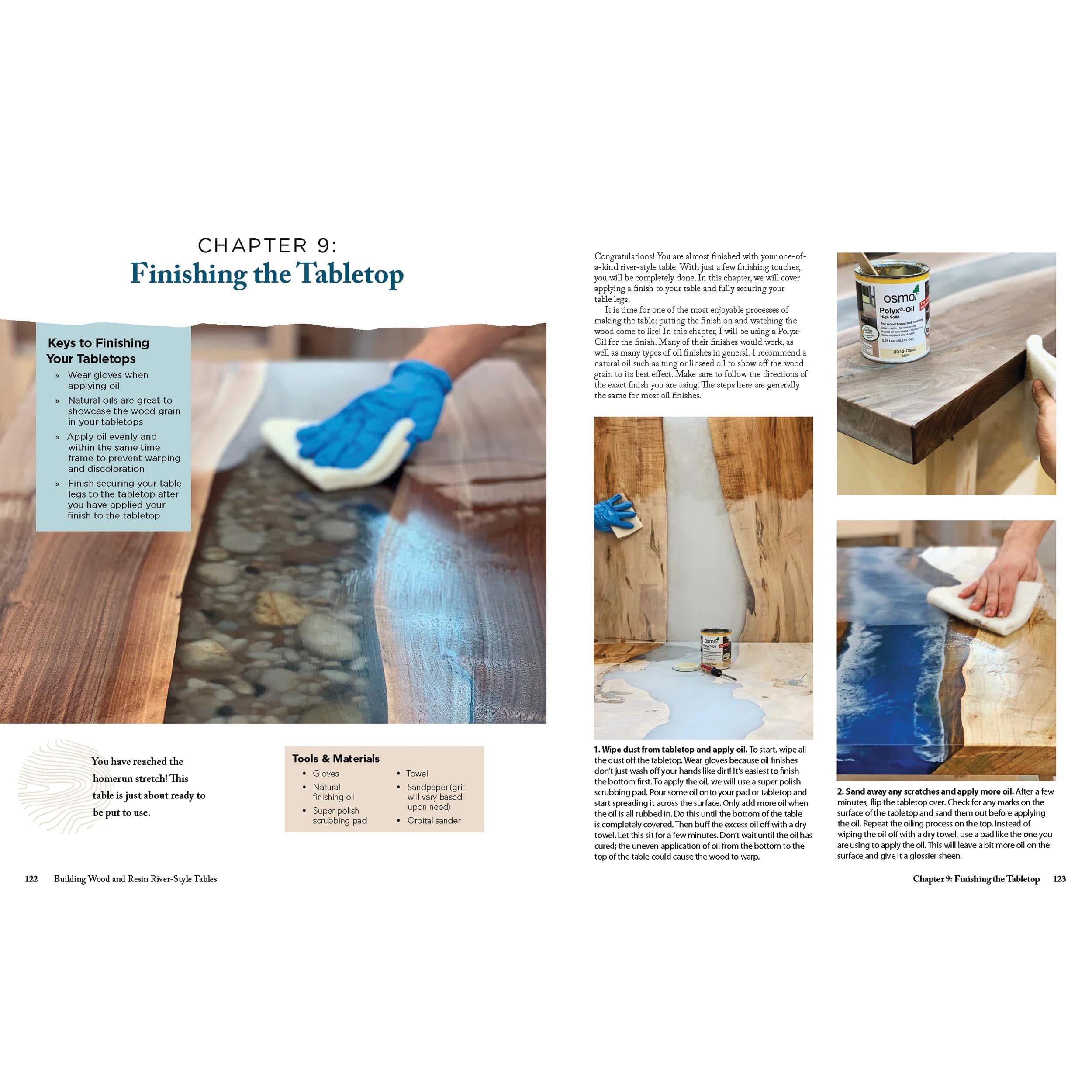 Building Wood and Resin River-Style Tables - Image 6