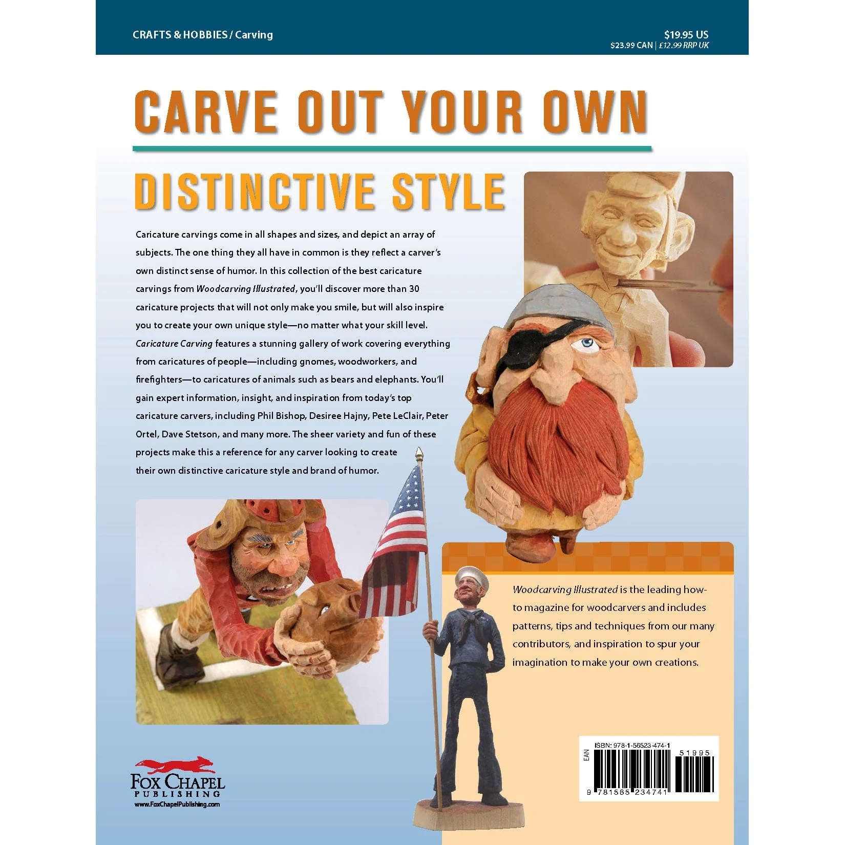 Caricature Carving: Expert Techniques and 30 All-Time Favorite Projects (Best of WCI) - Image 2