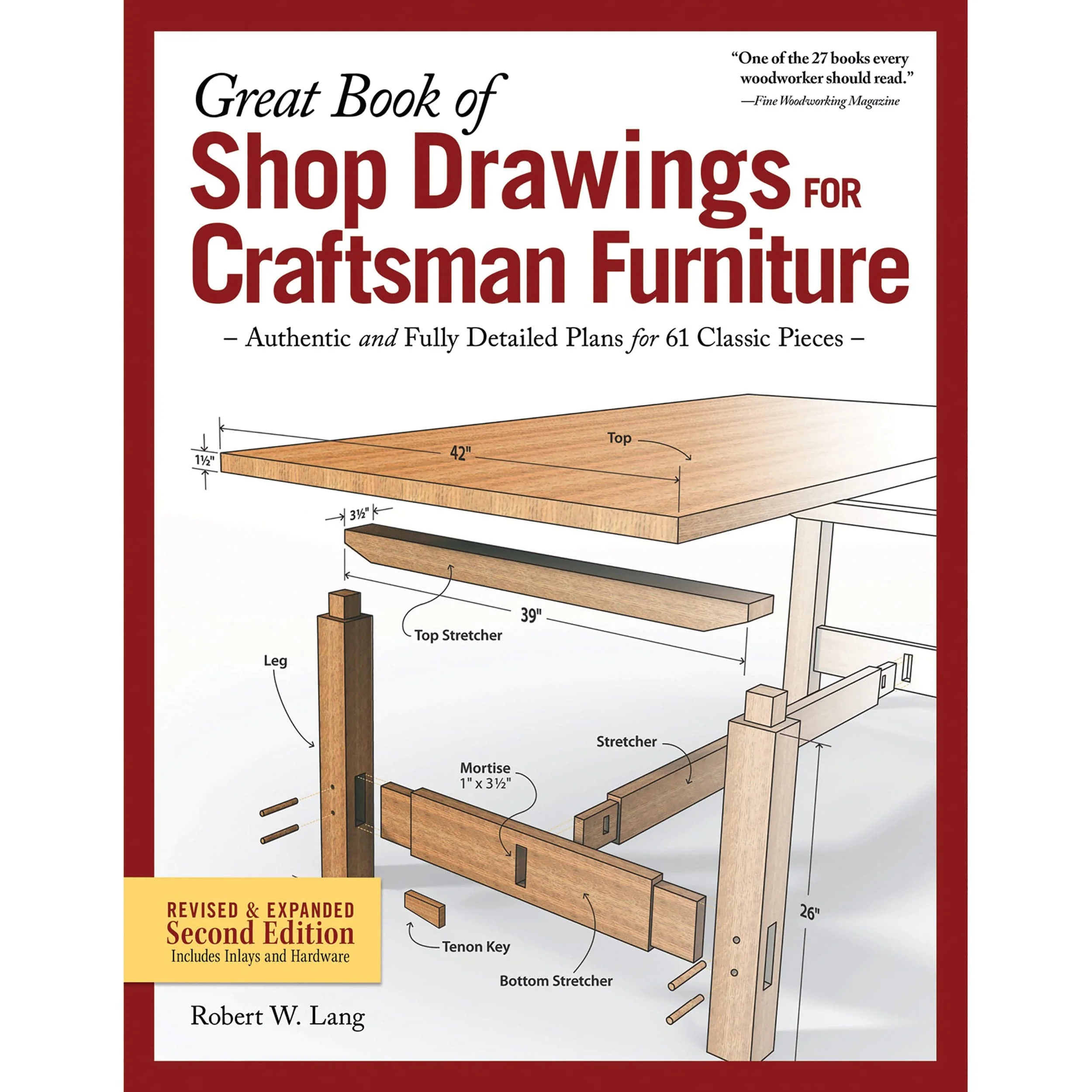Great Book of Shop Drawings for Craftsman Furniture, Rev & Exp 2nd Edition