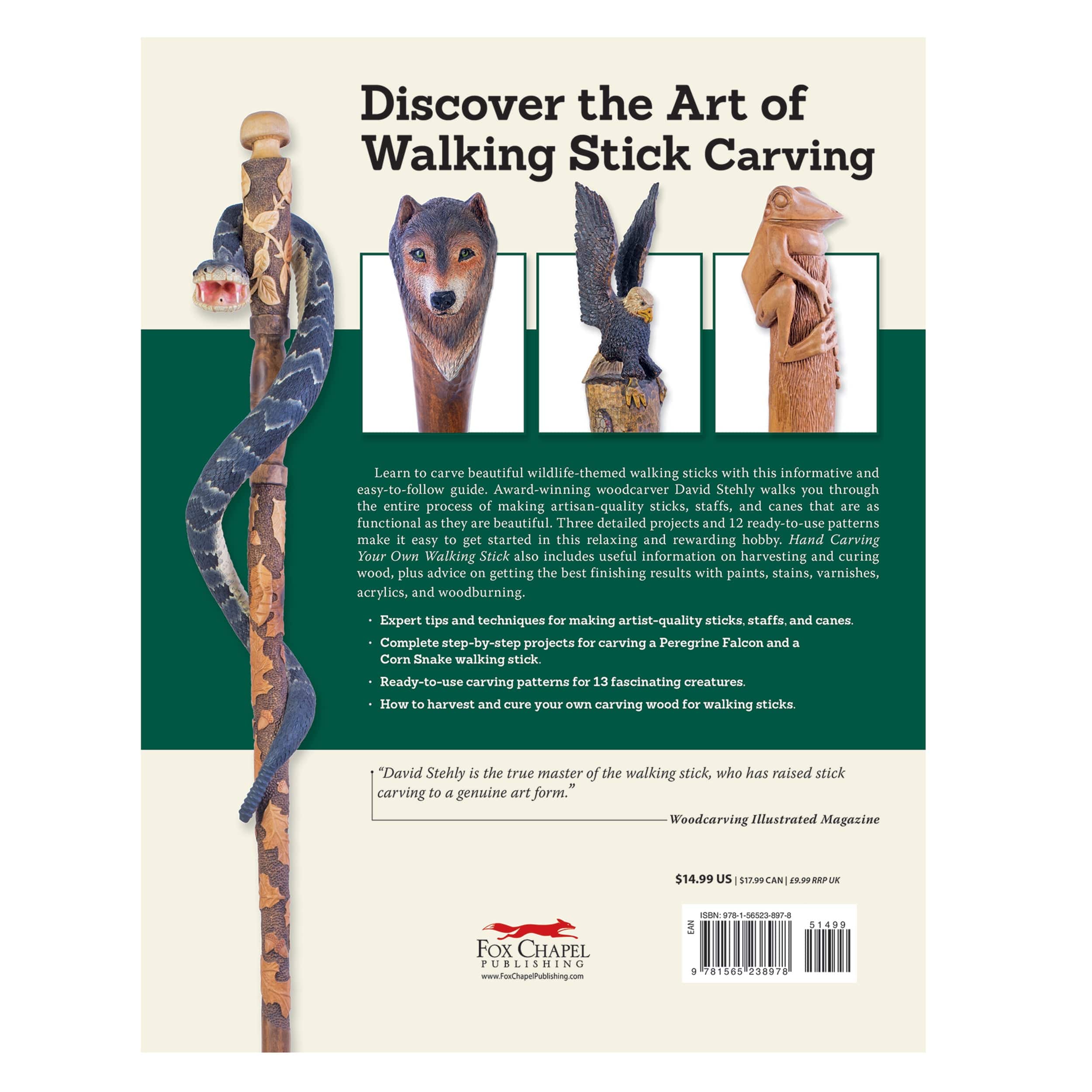 Hand Carving Your Own Walking Stick - Image 2