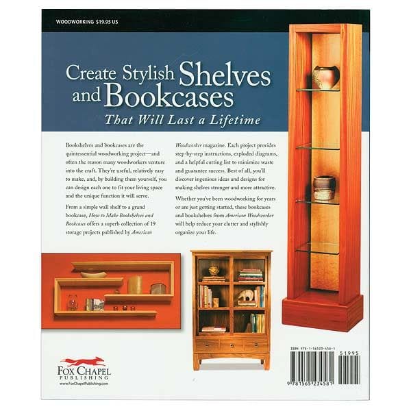 How to Make Bookshelves & Bookcases