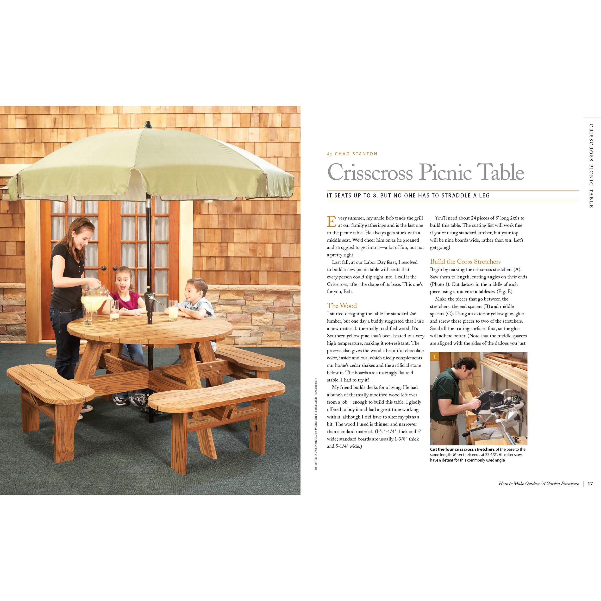 How to Make Outdoor and Garden Furniture - Image 5