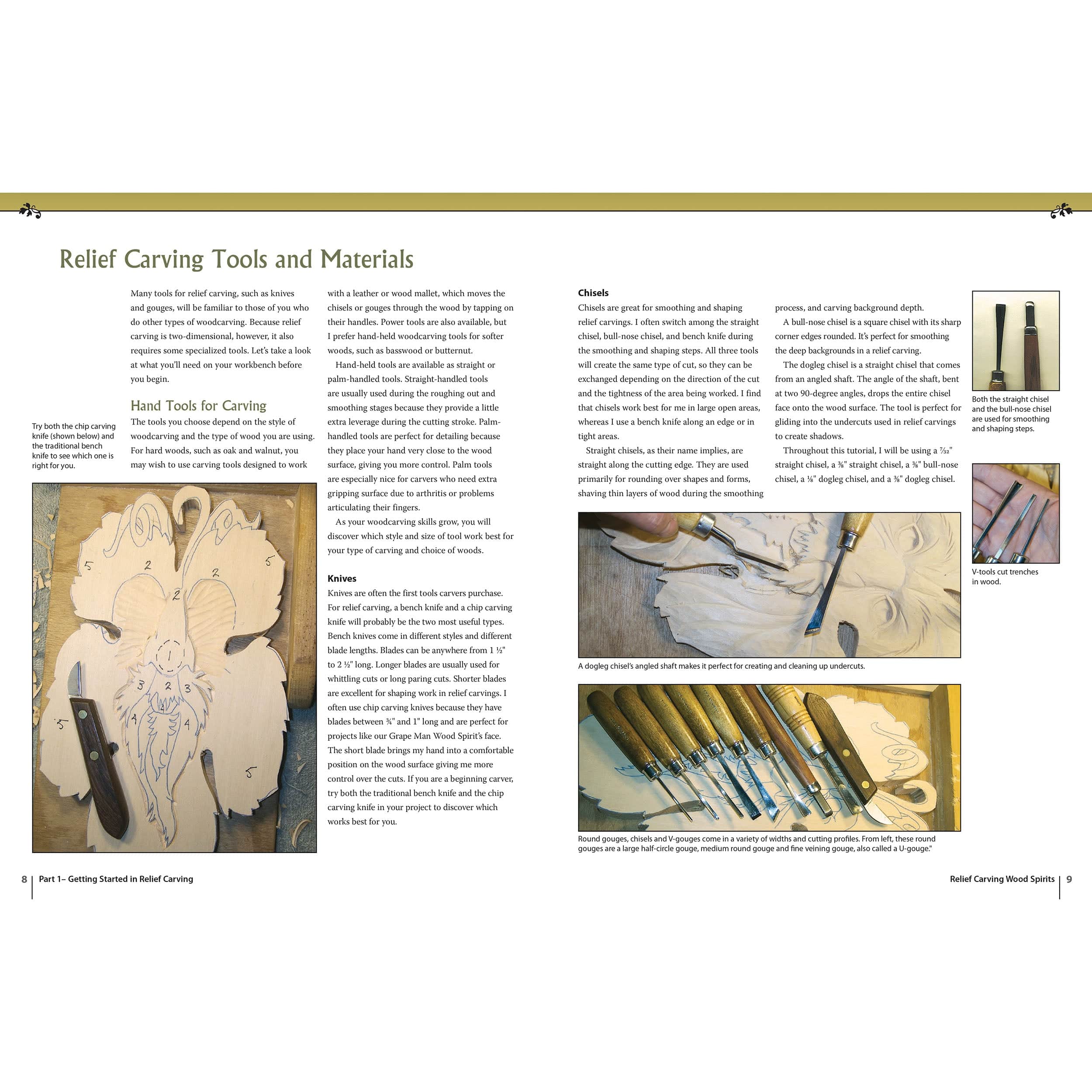 Relief Carving Wood Spirits Revised Edition - Image 4