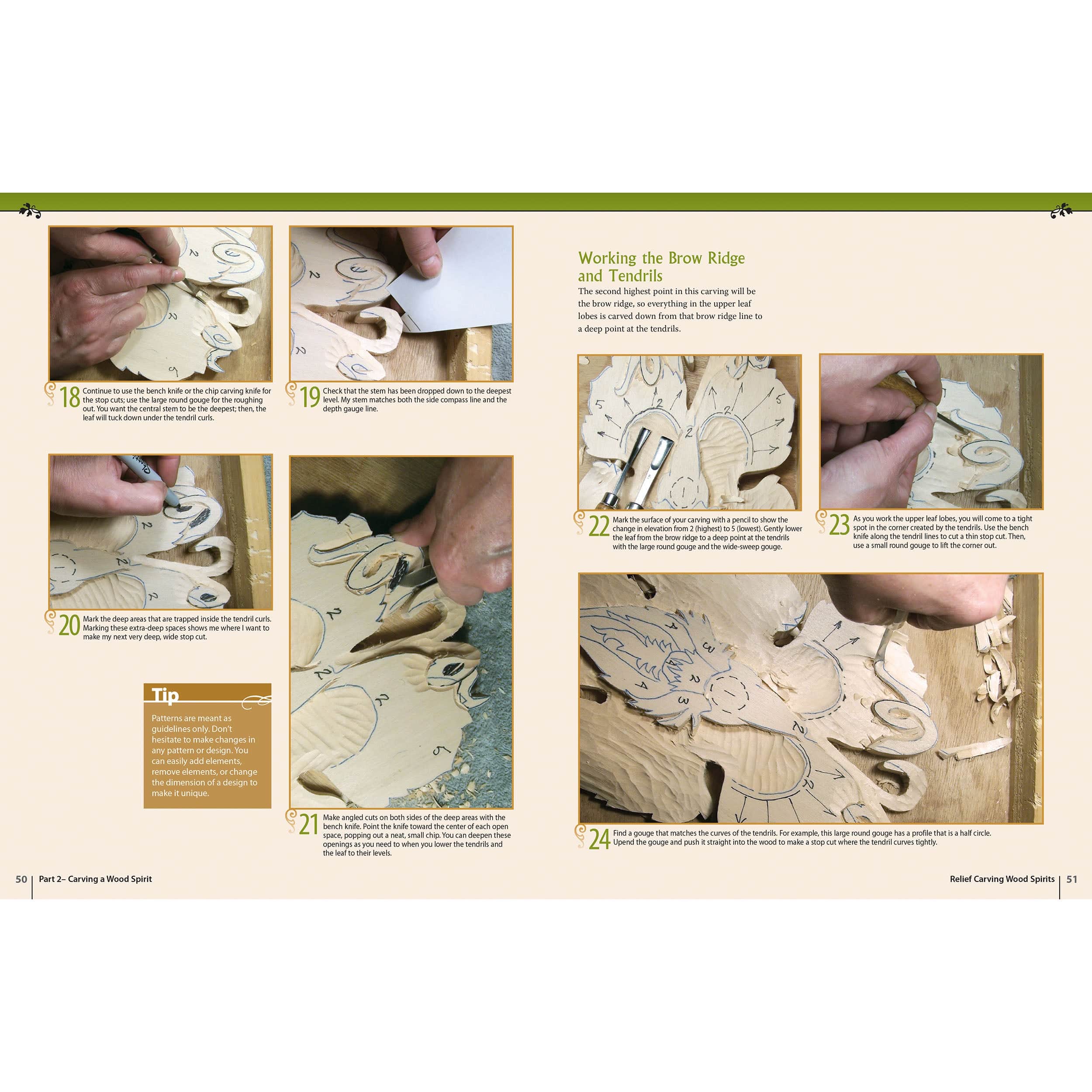 Relief Carving Wood Spirits Revised Edition - Image 5