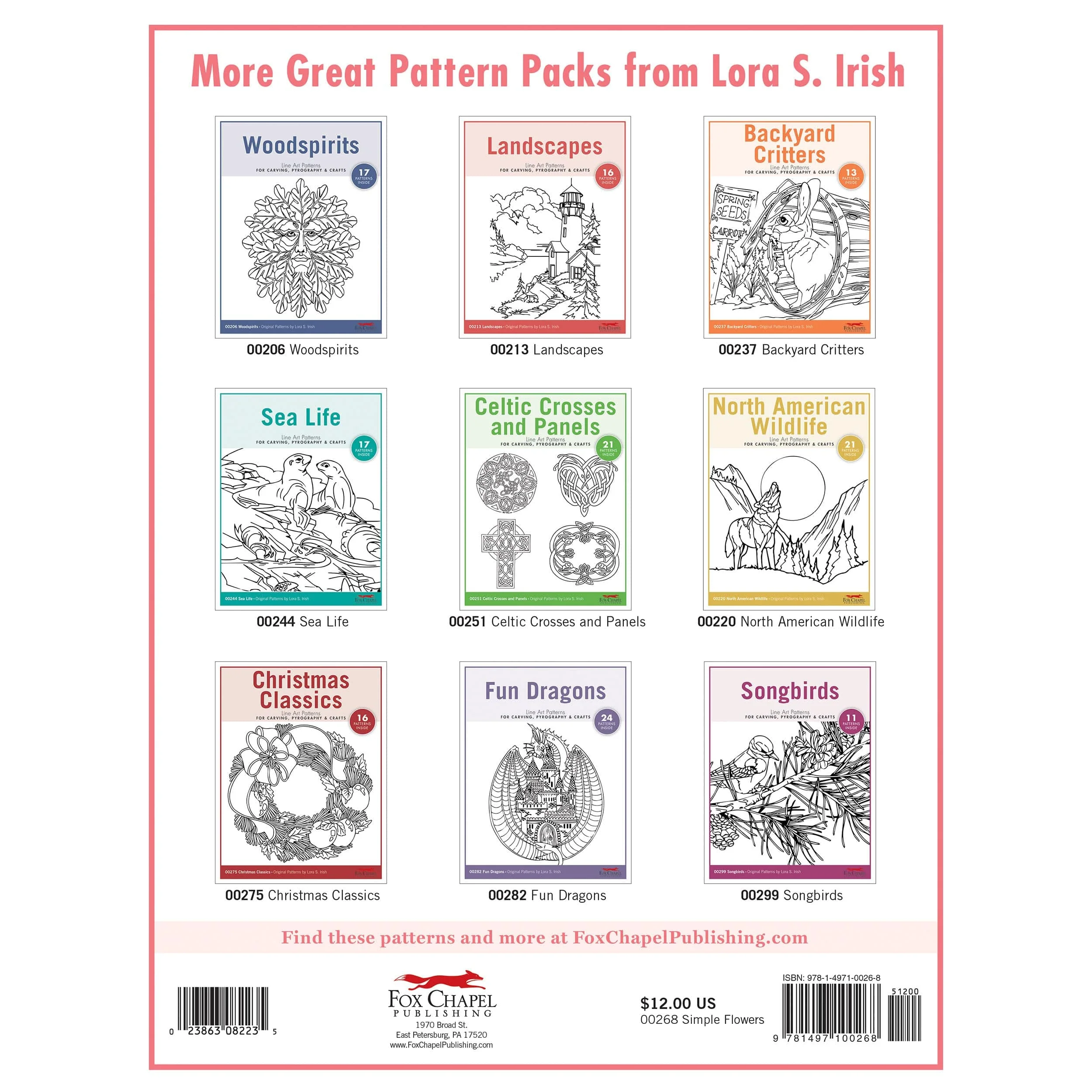Simple Flowers Carving Patterns Pack - Image 2