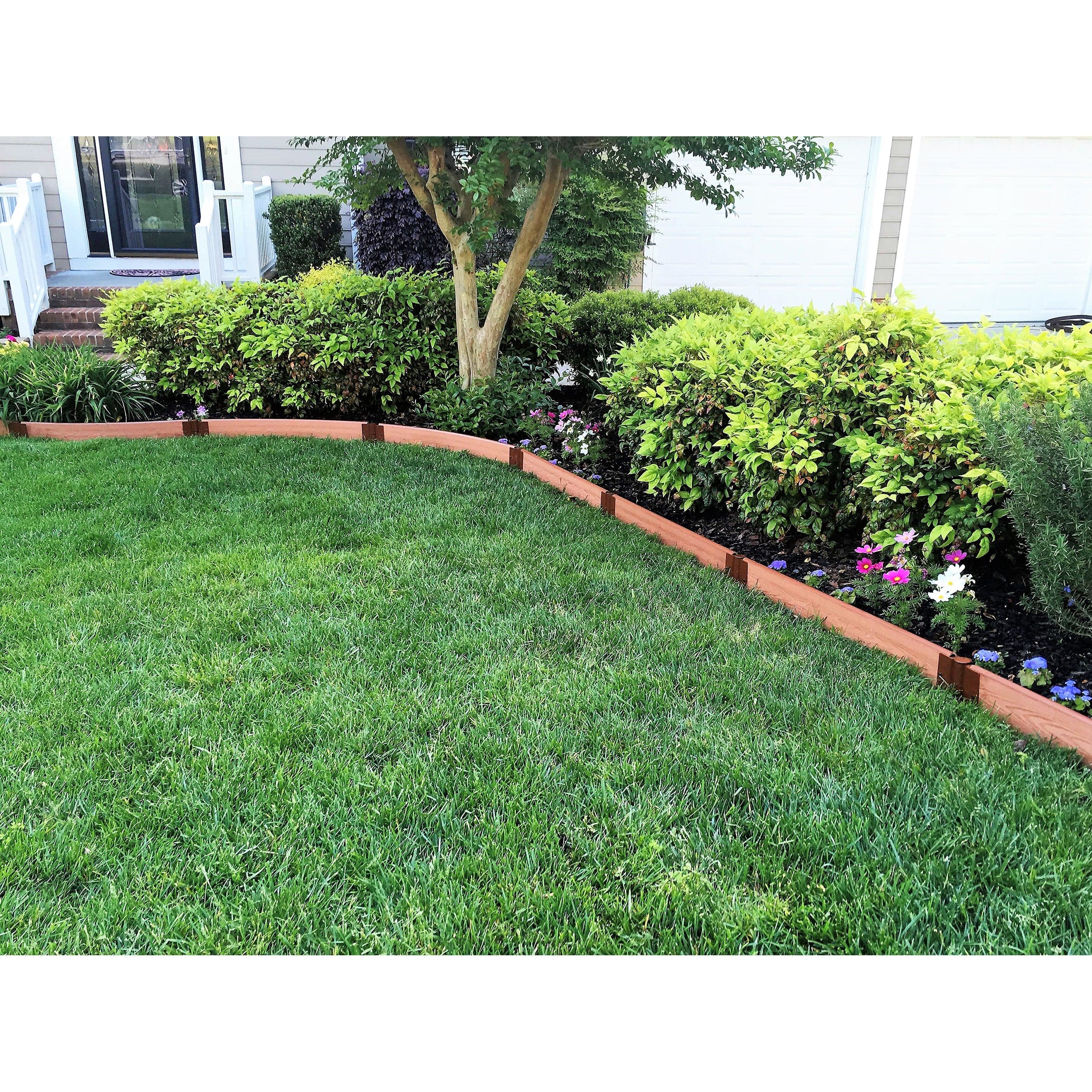 Classic Sienna Straight Landscape Edging Kit 16' - 1" profile - Image 4
