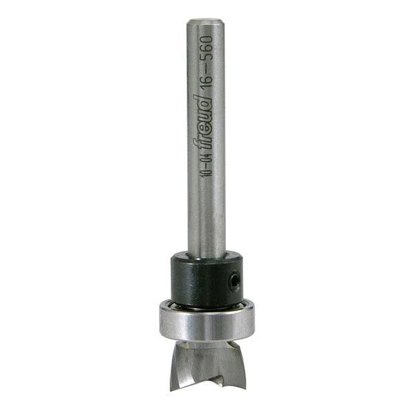16-560 Mortising Router Bit with Top Bearing - 1/4" SH - 1/2" D - 5/16"