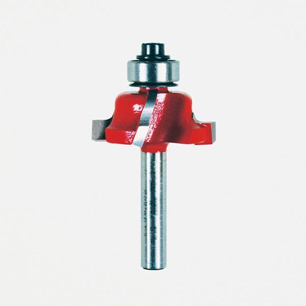 38-100 Quadra-Cut Roman Ogee Router Bit 1/4" Shank 1-1/16" D 1/2" CL 5/32" R