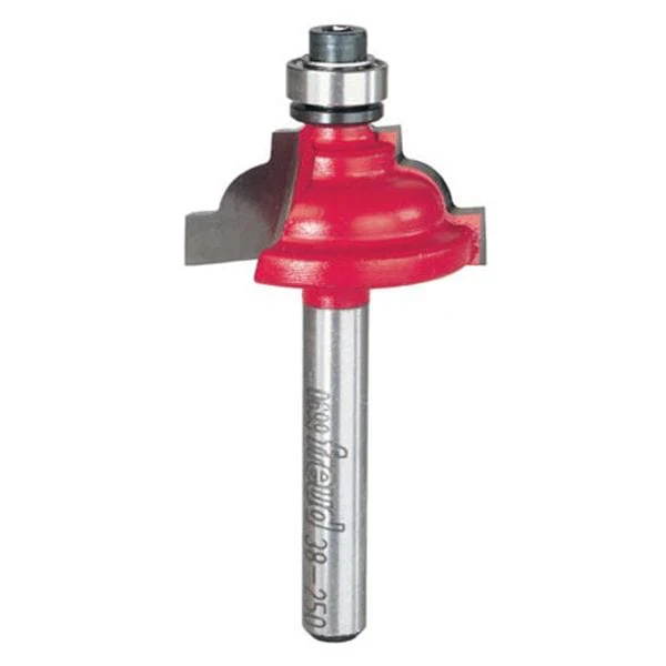 38-250 Classical Cove Router Bit 1/4" SH 1-1/8" D 1/2" CL 3/16" R