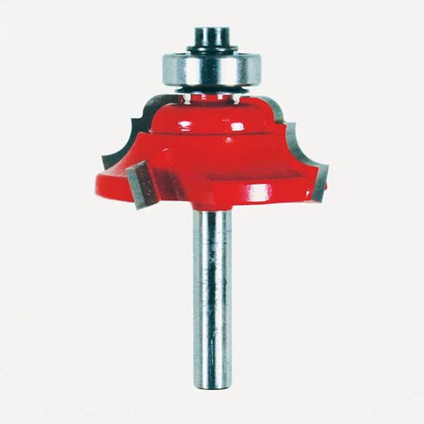 38-352 Quadra-Cut Classical Cove And Bead Router Bit 1/4" SH 1-1/2" D 5/8" CL 1/4" R
