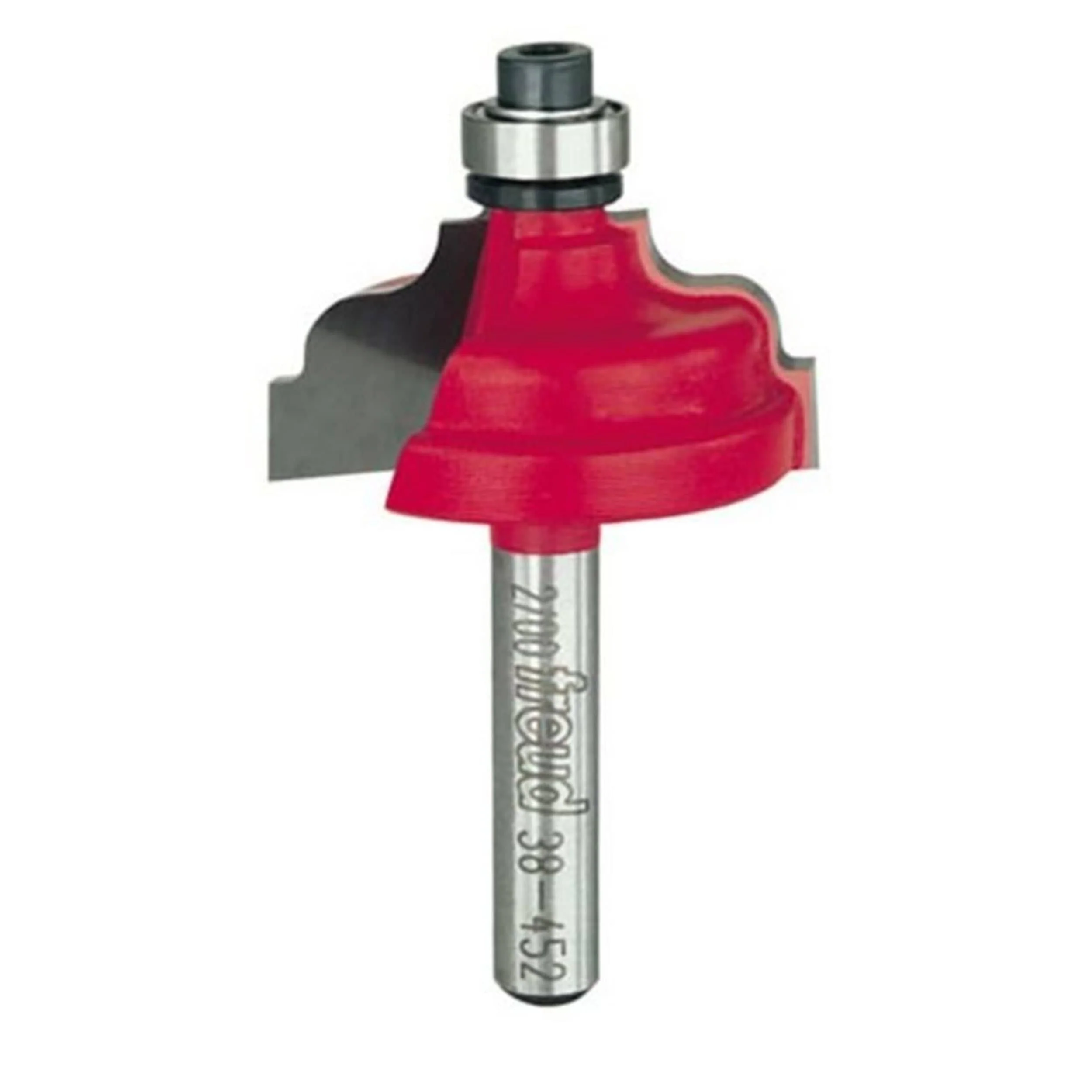 38-452 Double Fillet Ogee Router Bit 1/4" Shank 1-1/4" D 19/32" CL 1/8" R