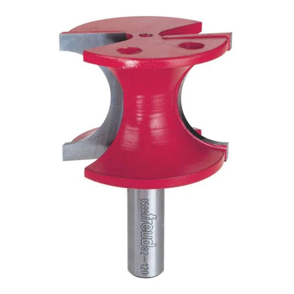 82-120 Half Round Router Bit 1/2" Shank 5/8" R 2" CL