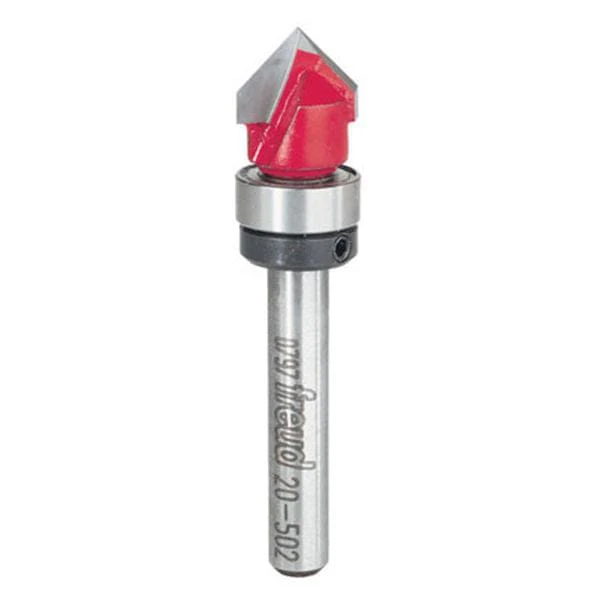 90 Degree V-Groove Router Bit - 1/4" SH - Image 3
