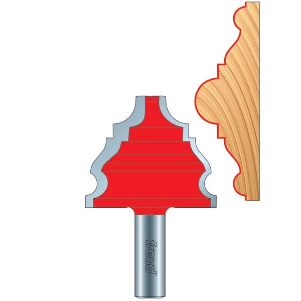 Chair Rail Router Bit - 1/2" SH - Image 3