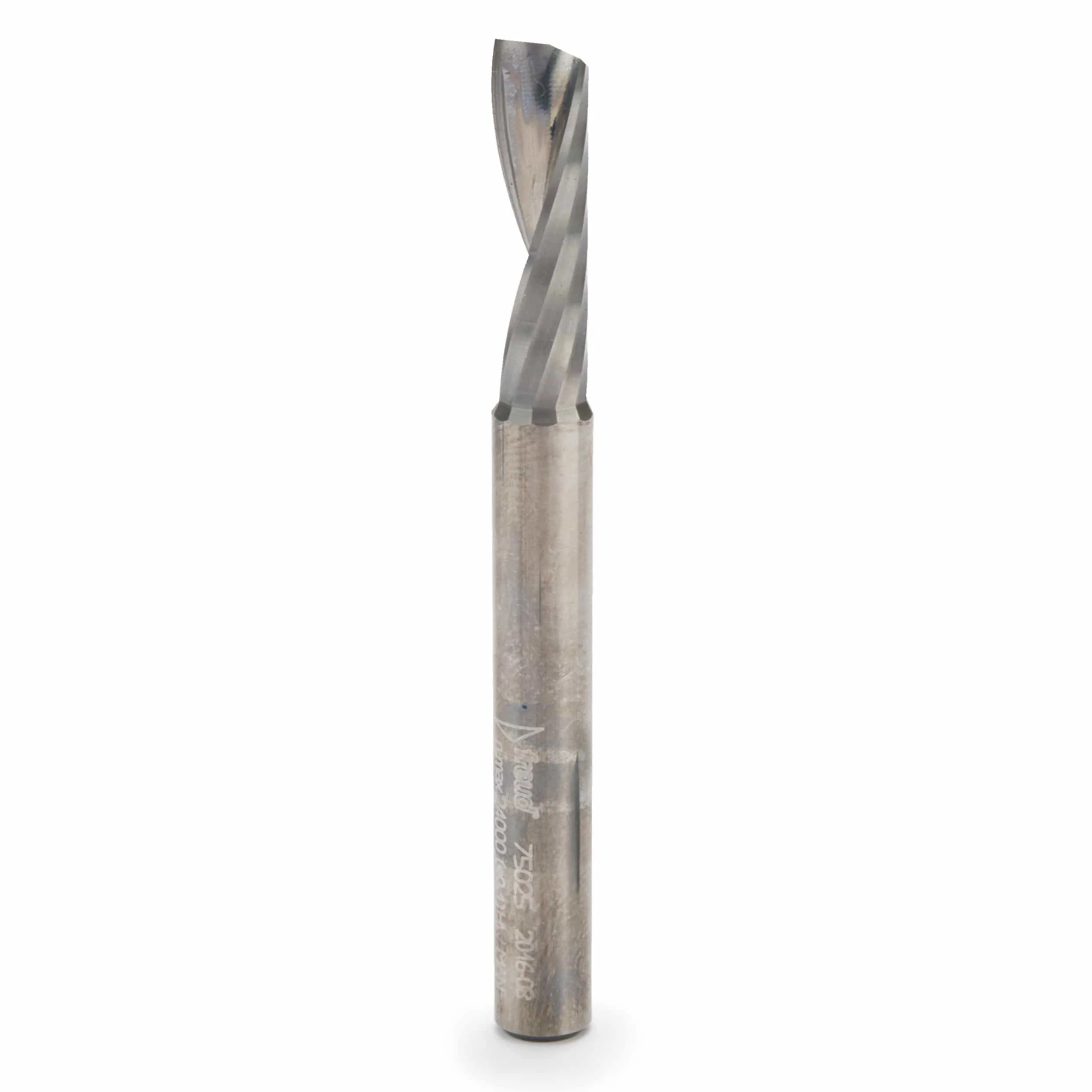 O-Flute Upcut Spiral Router Bit - Solid Carbide - 1/4" SH - Image 2