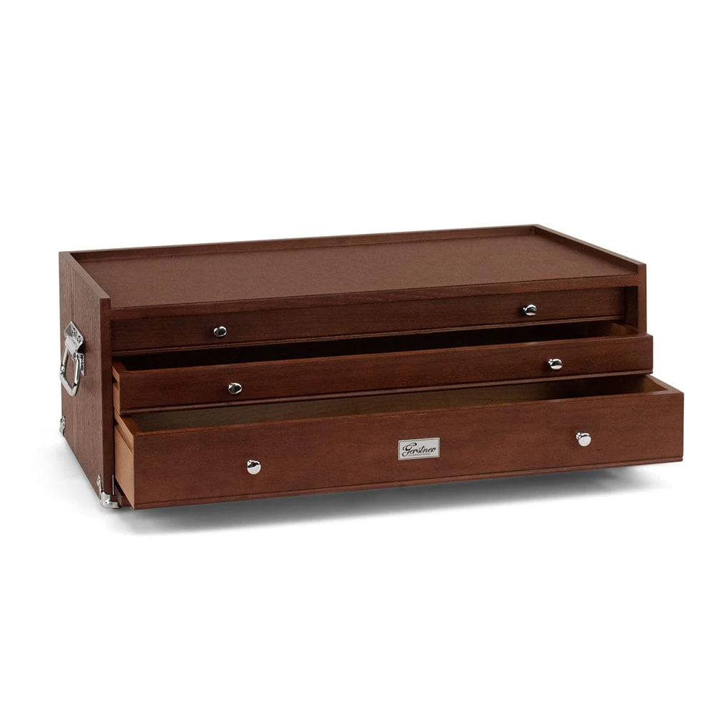 3-Drawer Mid-Base - Dark Oak - Image 2