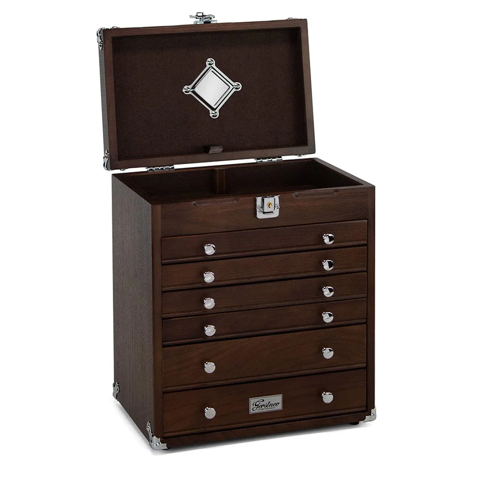 6-Drawer Collector's Chest - Dark Oak - Image 2
