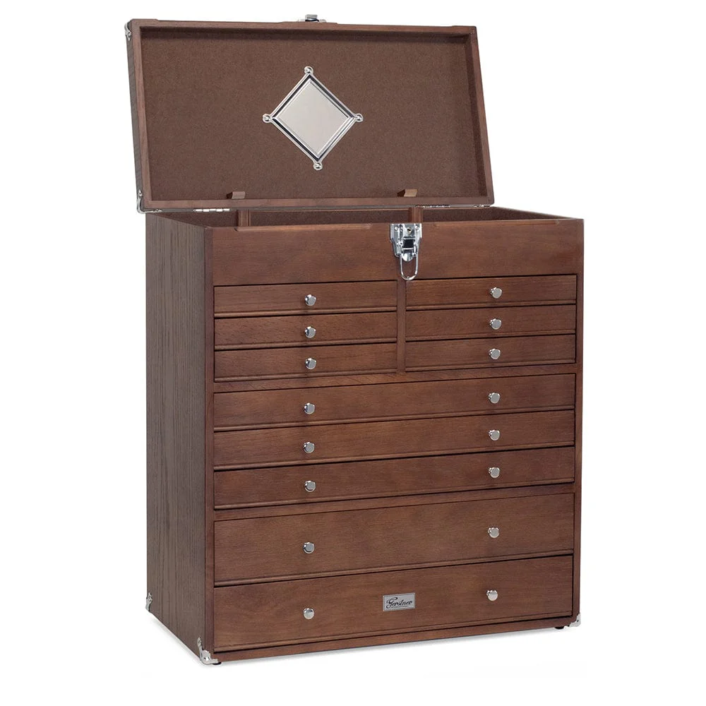 T22-D 11-Drawer Solutions Chest- Dark Oak - Image 2