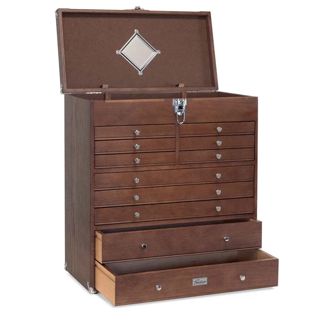 T22-D 11-Drawer Solutions Chest- Dark Oak - Image 3