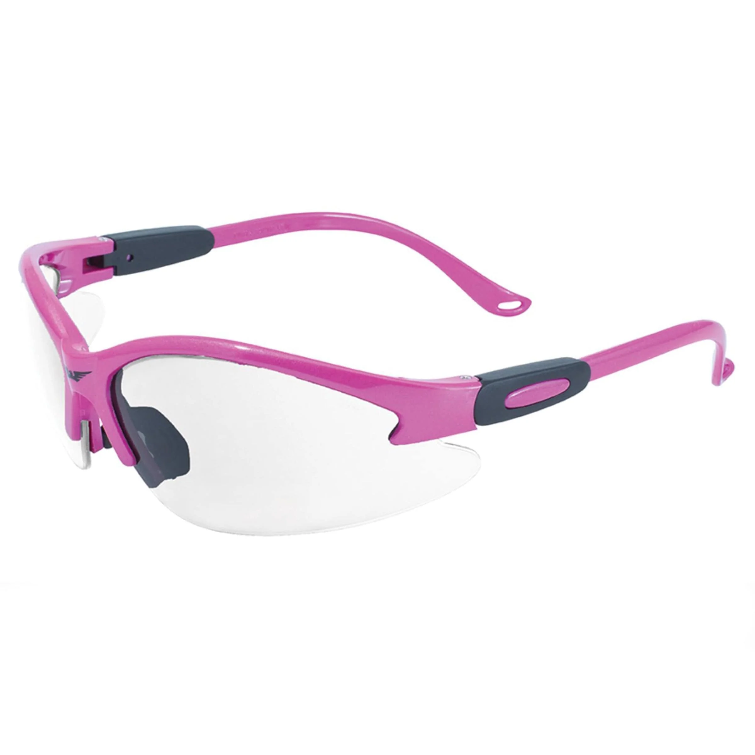 Cougar Dark Pink Frame Clear Anti- Fog Safety Lenses