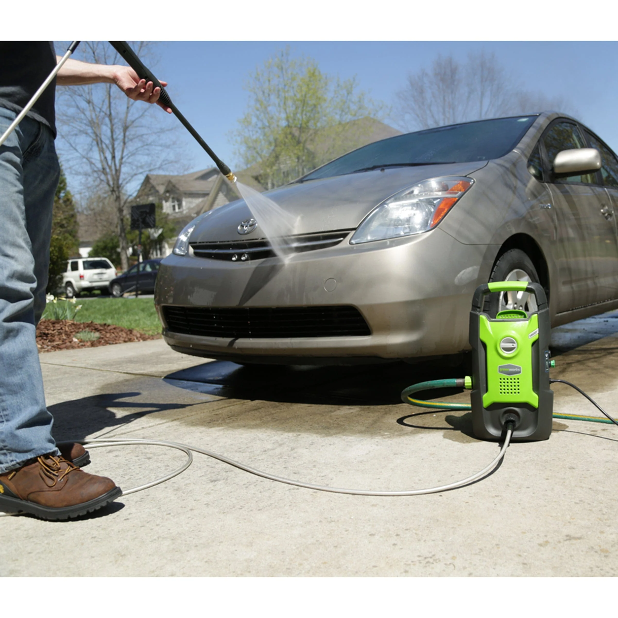 1600 PSI Vertical Pressure Washer - Image 4