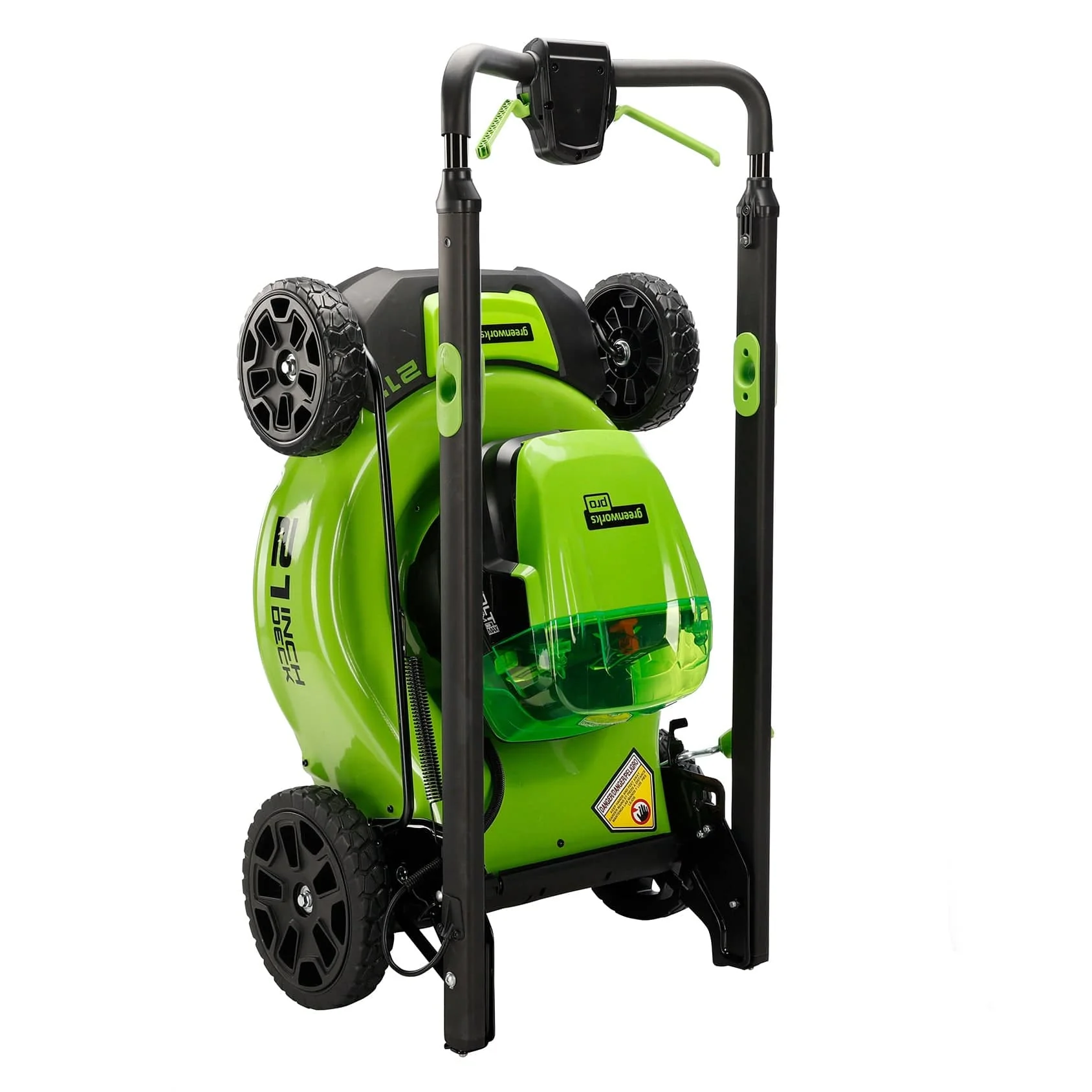 21" Push Mower, Dual Battery Ports with 4.0 Ah Battery and 4A Rapid Charger - Image 4